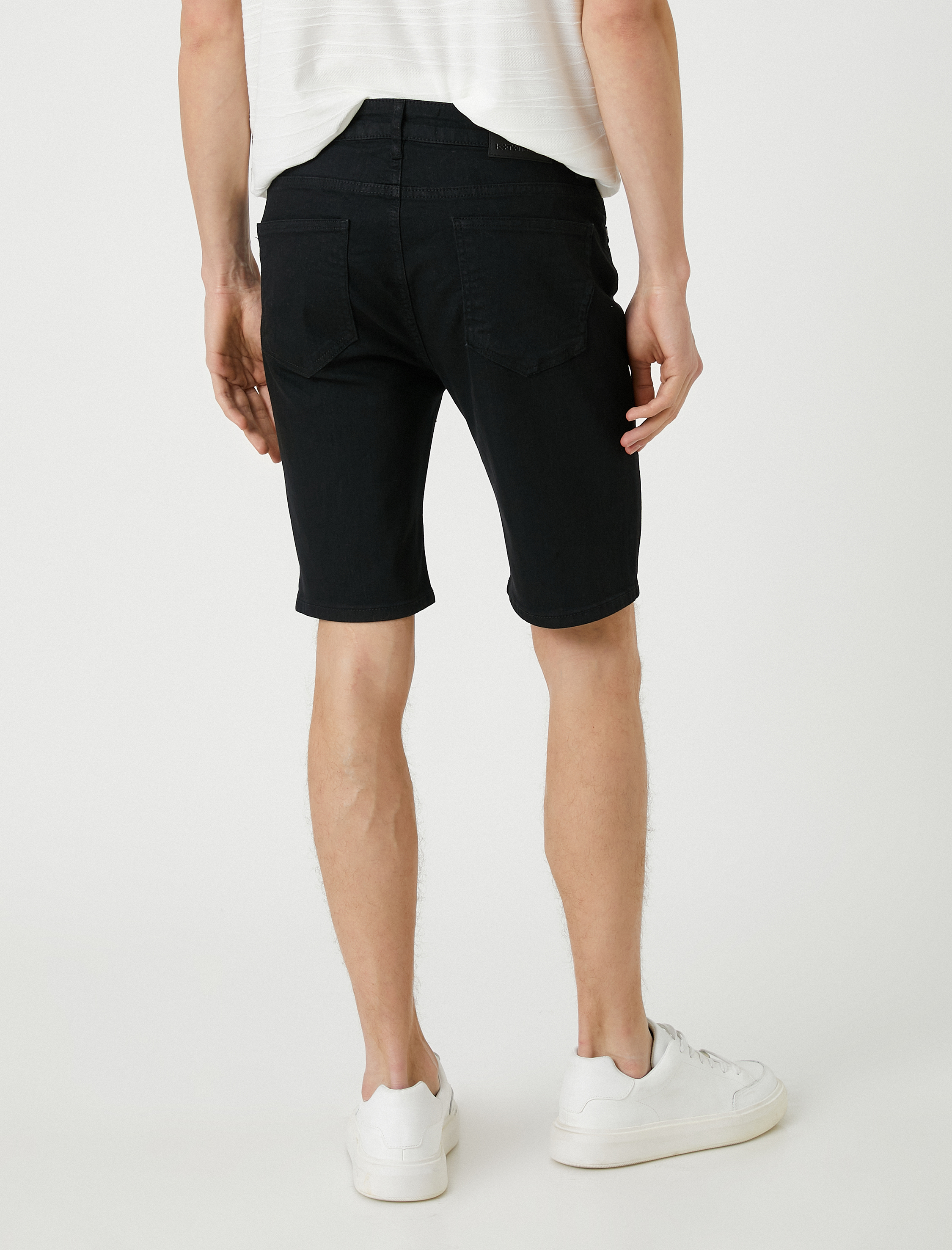   Basic Kot Şort 5 Cep Pamuklu