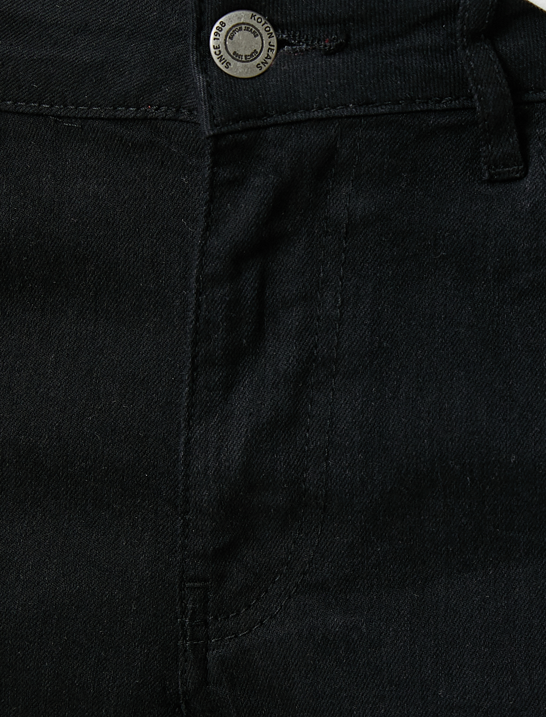   Basic Kot Şort 5 Cep Pamuklu