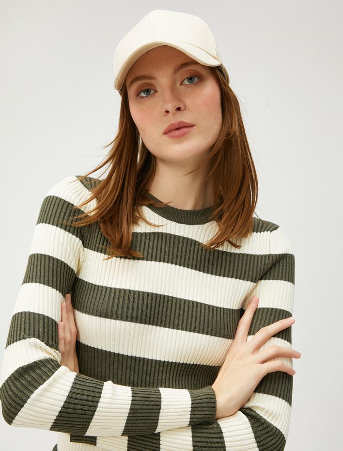  Bisiklet Yaka Triko Kazak Dar Kesim