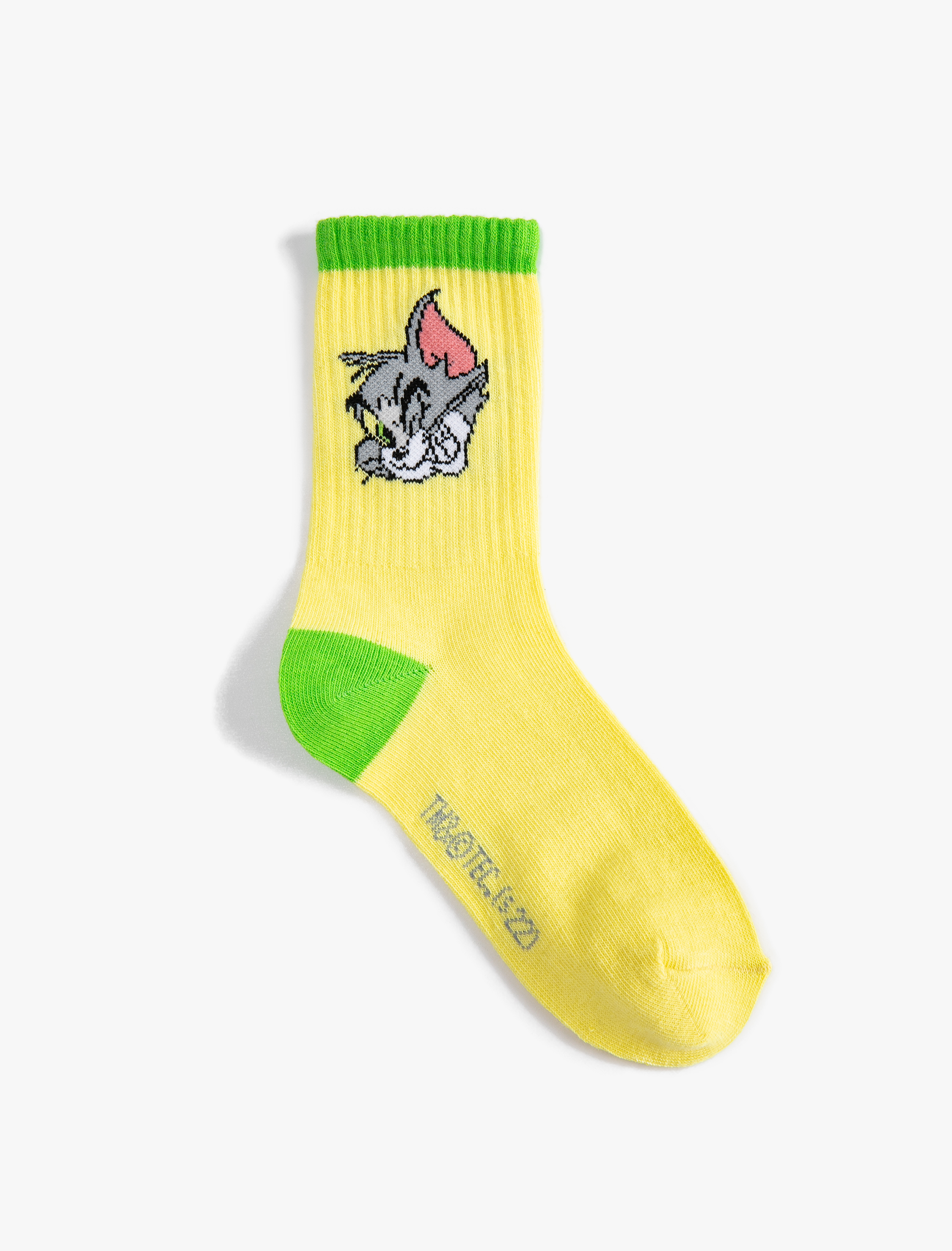  Erkek Çocuk Tom ve Jerry Baskılı Çorap Lisanslı