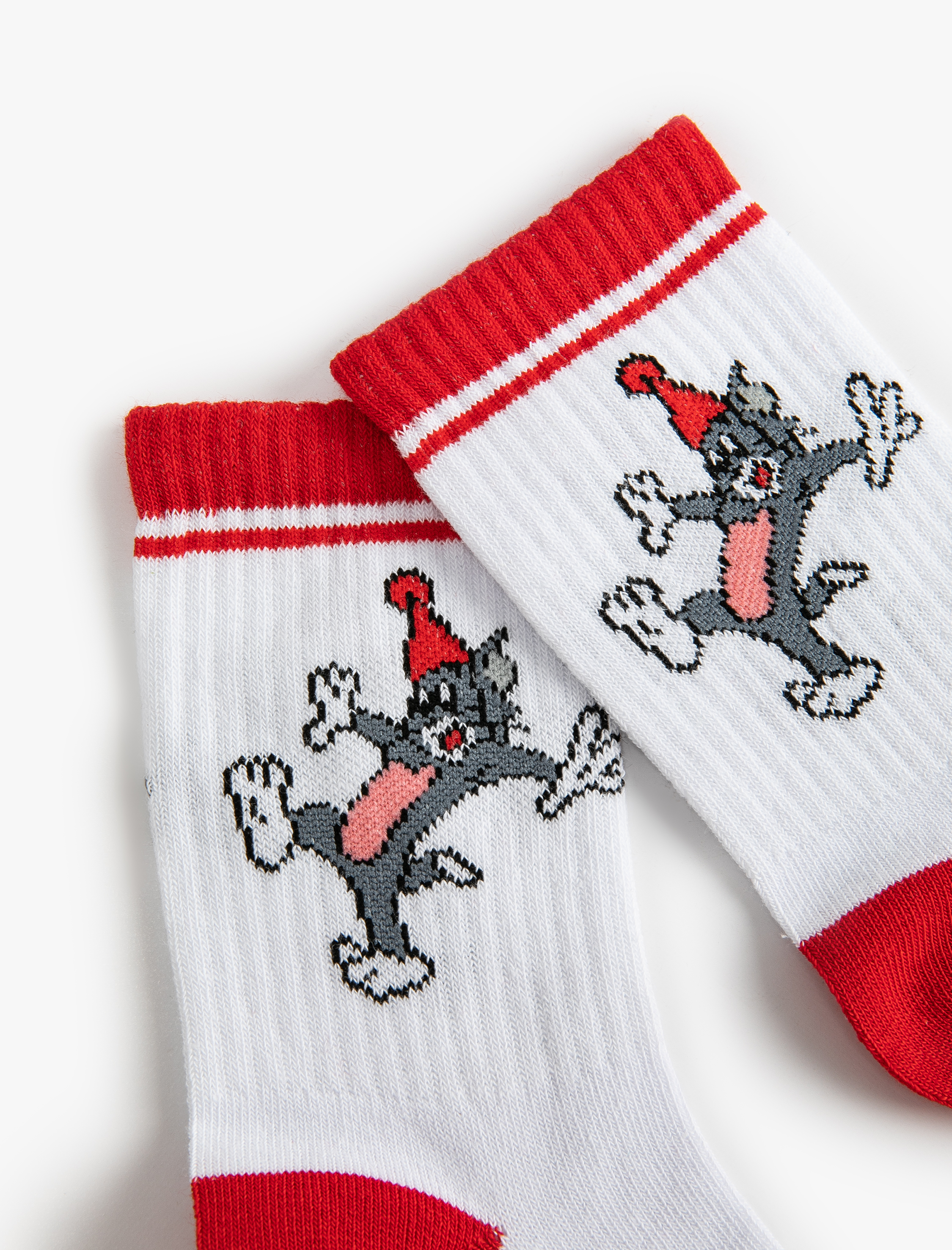 Erkek Çocuk Tom ve Jerry Baskılı Çorap Lisanslı