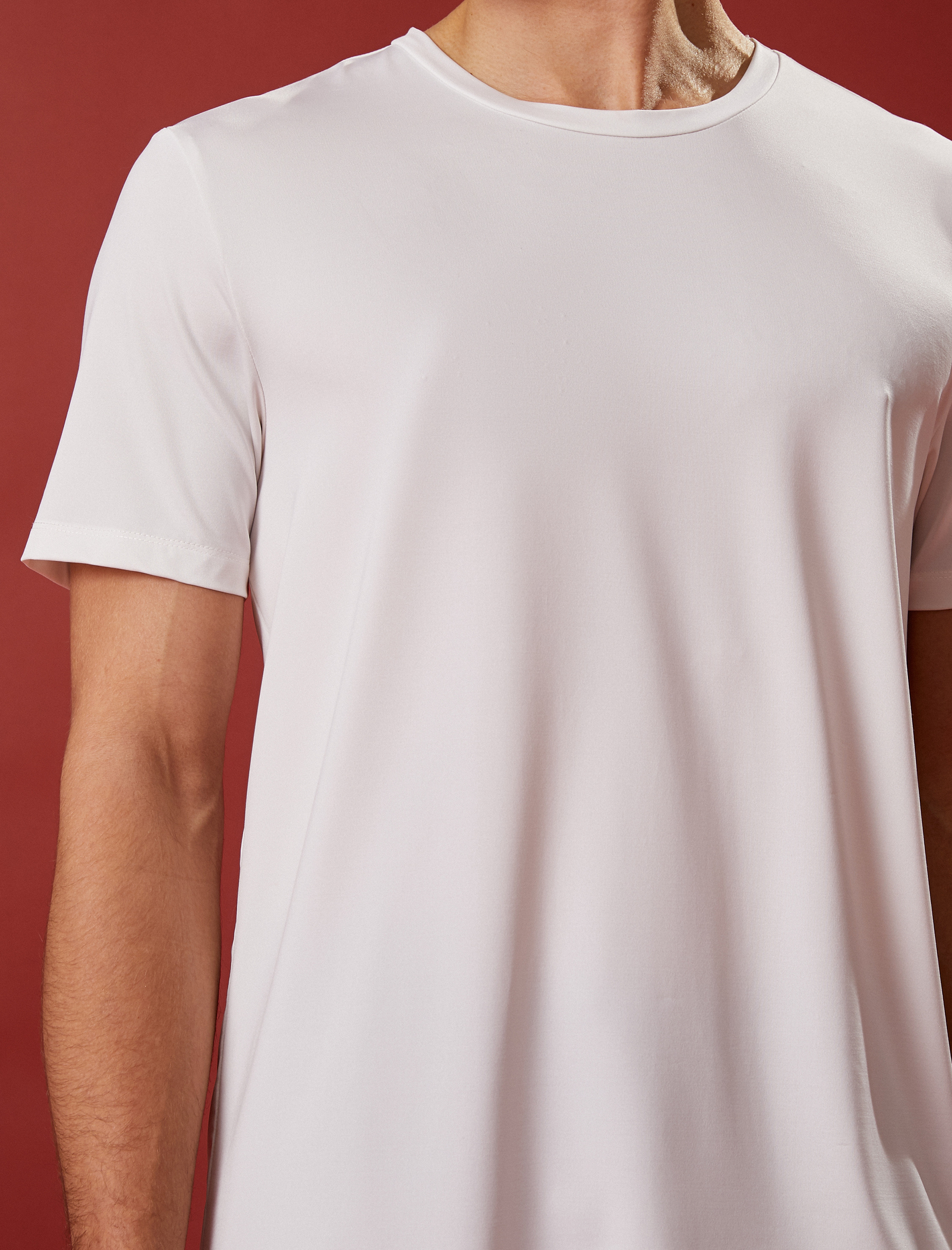   Spor Tişört Slogan Baskılı Bisiklet Yaka Kısa Kollu