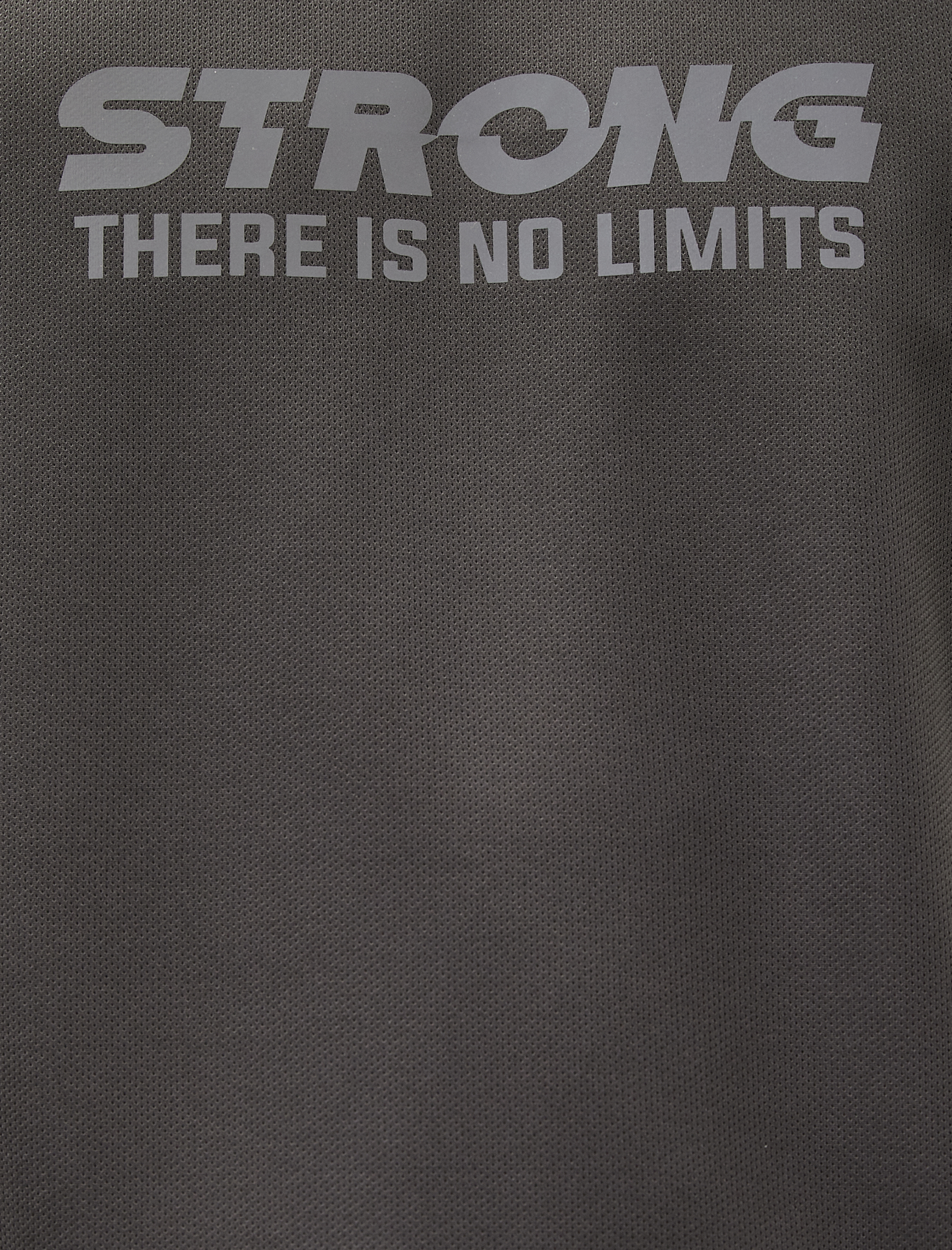   Sporcu Atleti Slogan Baskılı Bisiklet Yaka Kolsuz