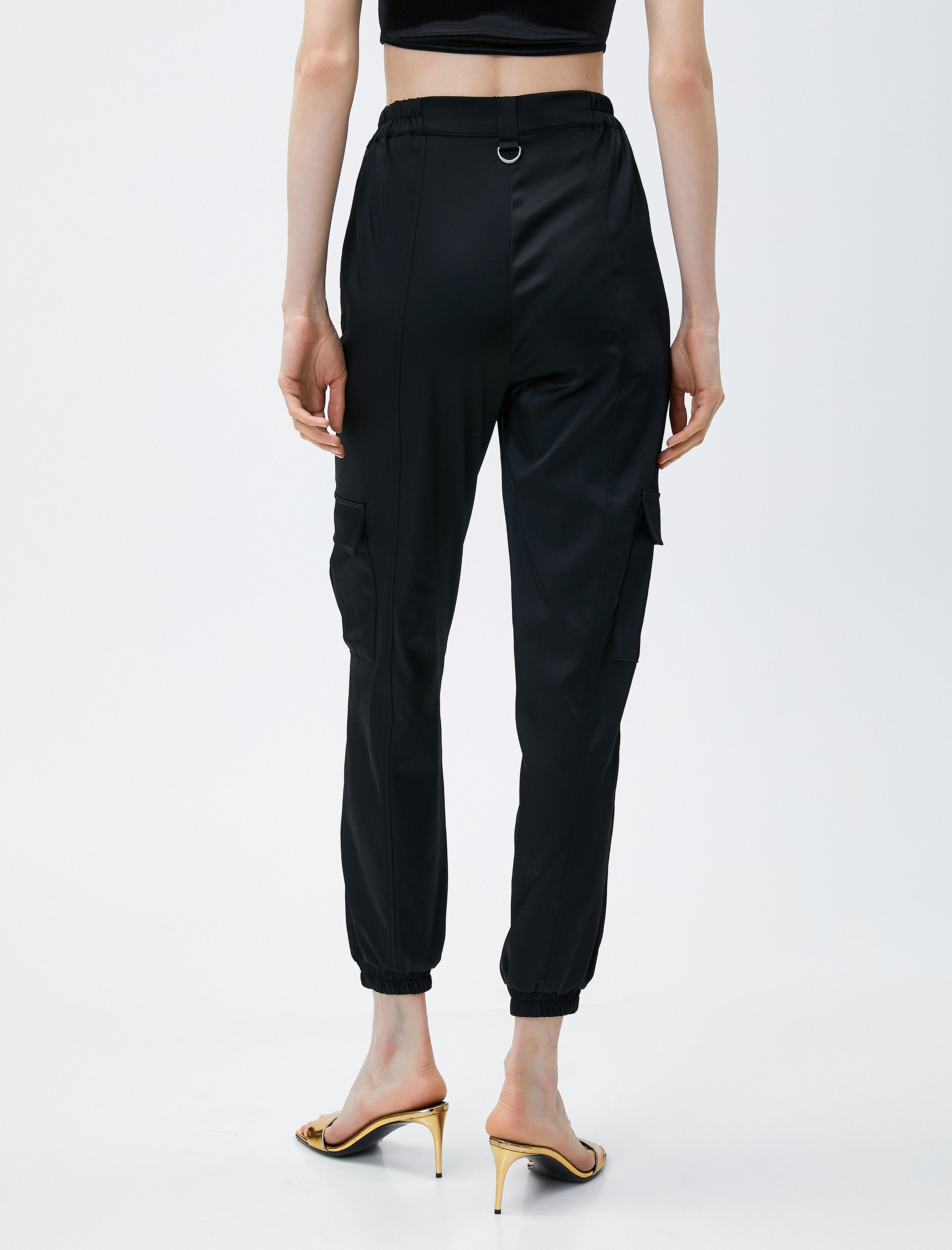   Jogger Kargo Pantolon Cepli Nervürlü