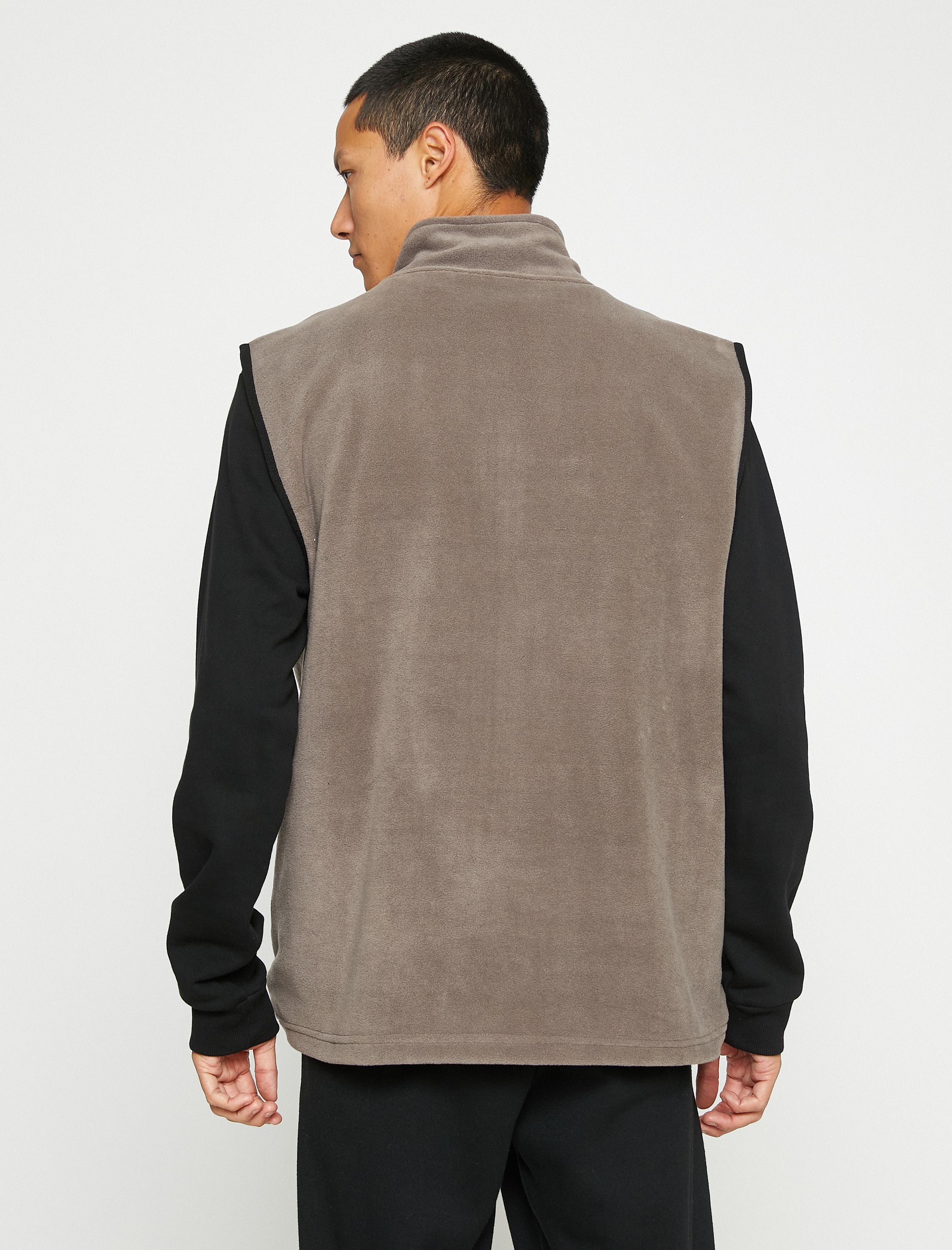   Basic Polar Yelek Cep Detaylı Dik Yaka Fermuarlı