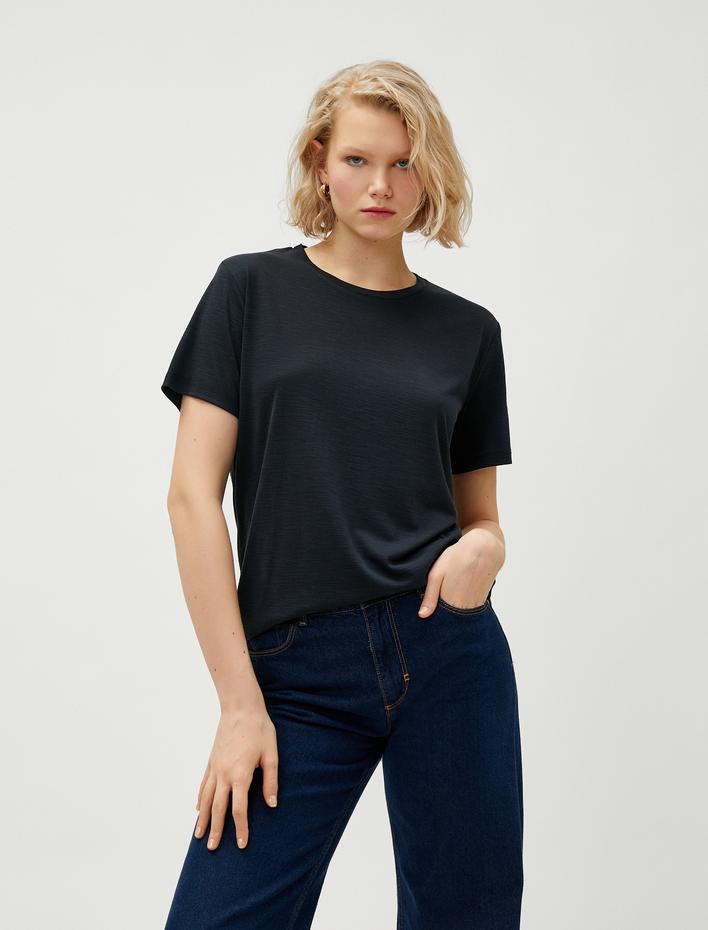  Basic Modal Tişört Kısa Kollu