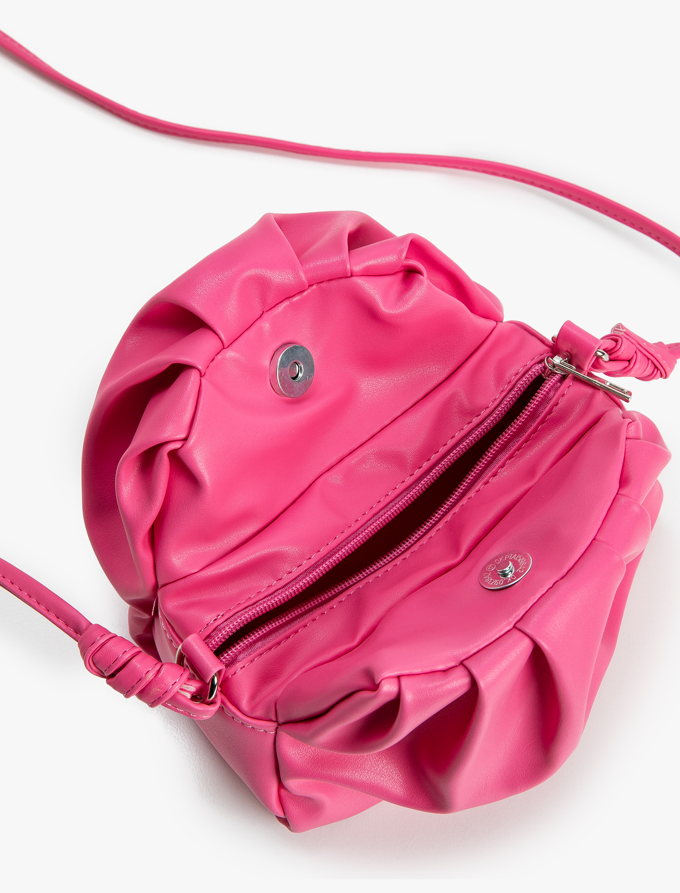 Kadın Çapraz Çanta Suni Deri İnce Askılı Fermuarlı