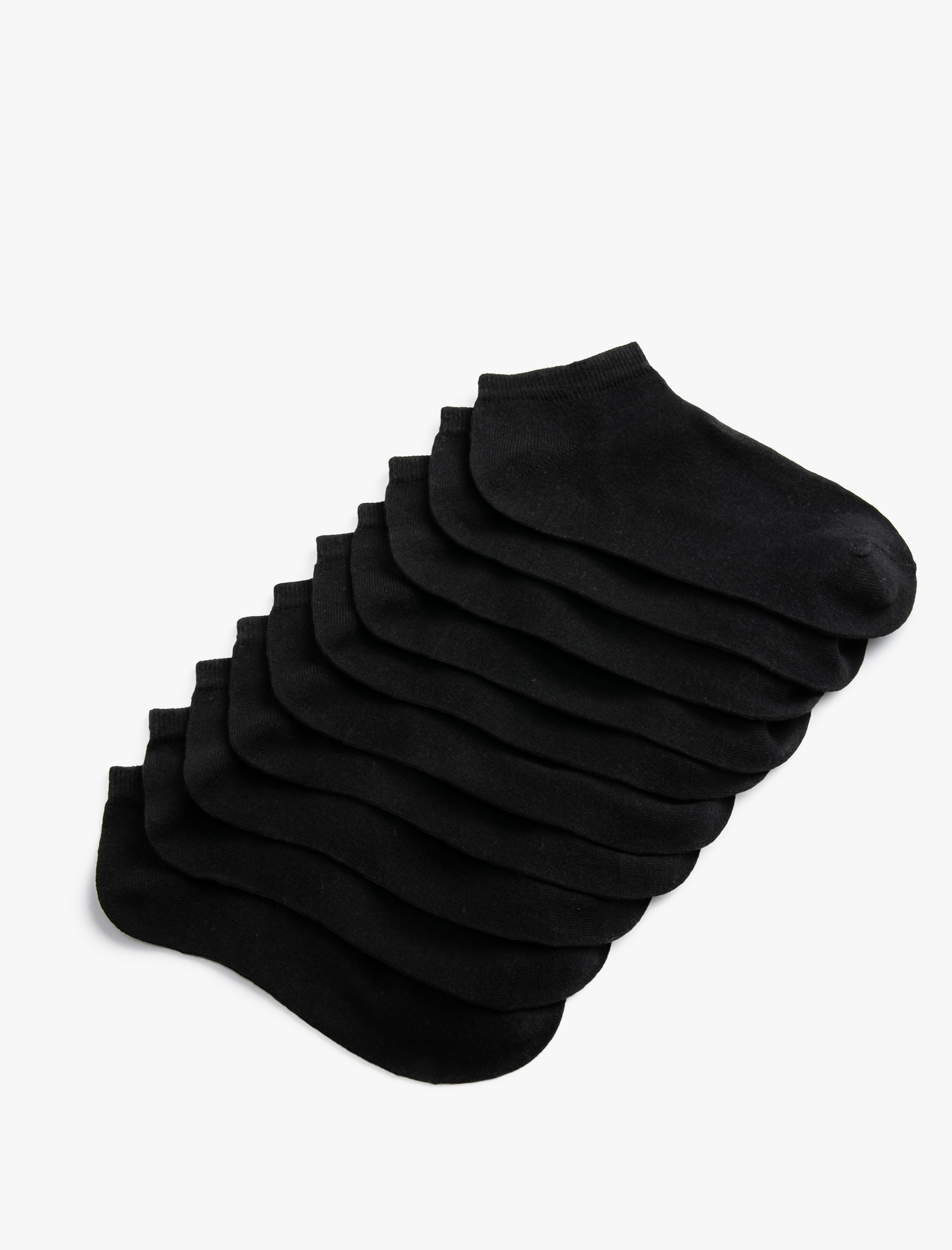  Kadın Basic 10'lu Patik Çorap Seti