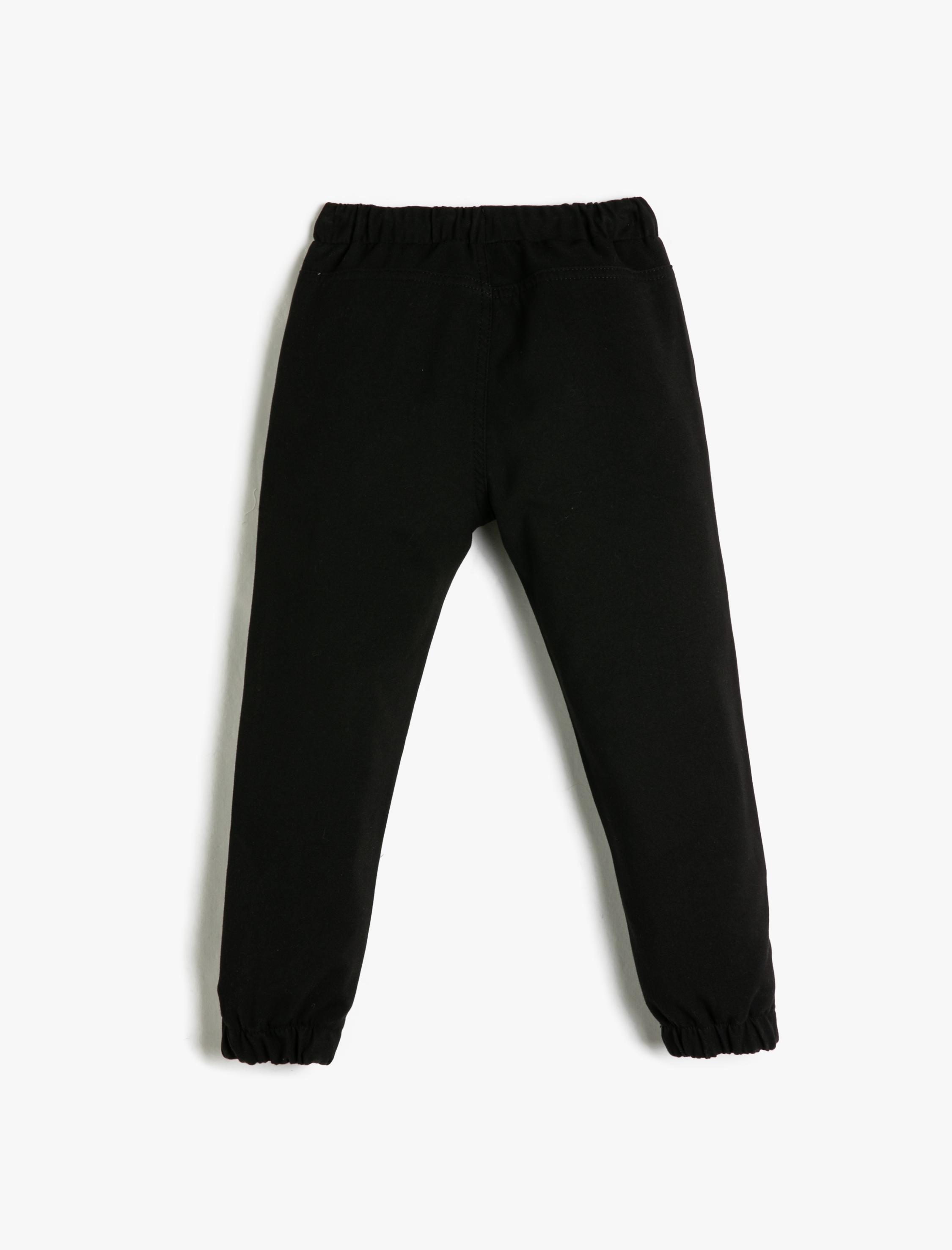  Erkek Çocuk Basic  Jogger Kargo Pantolon Beli Bağlamalı Cepli