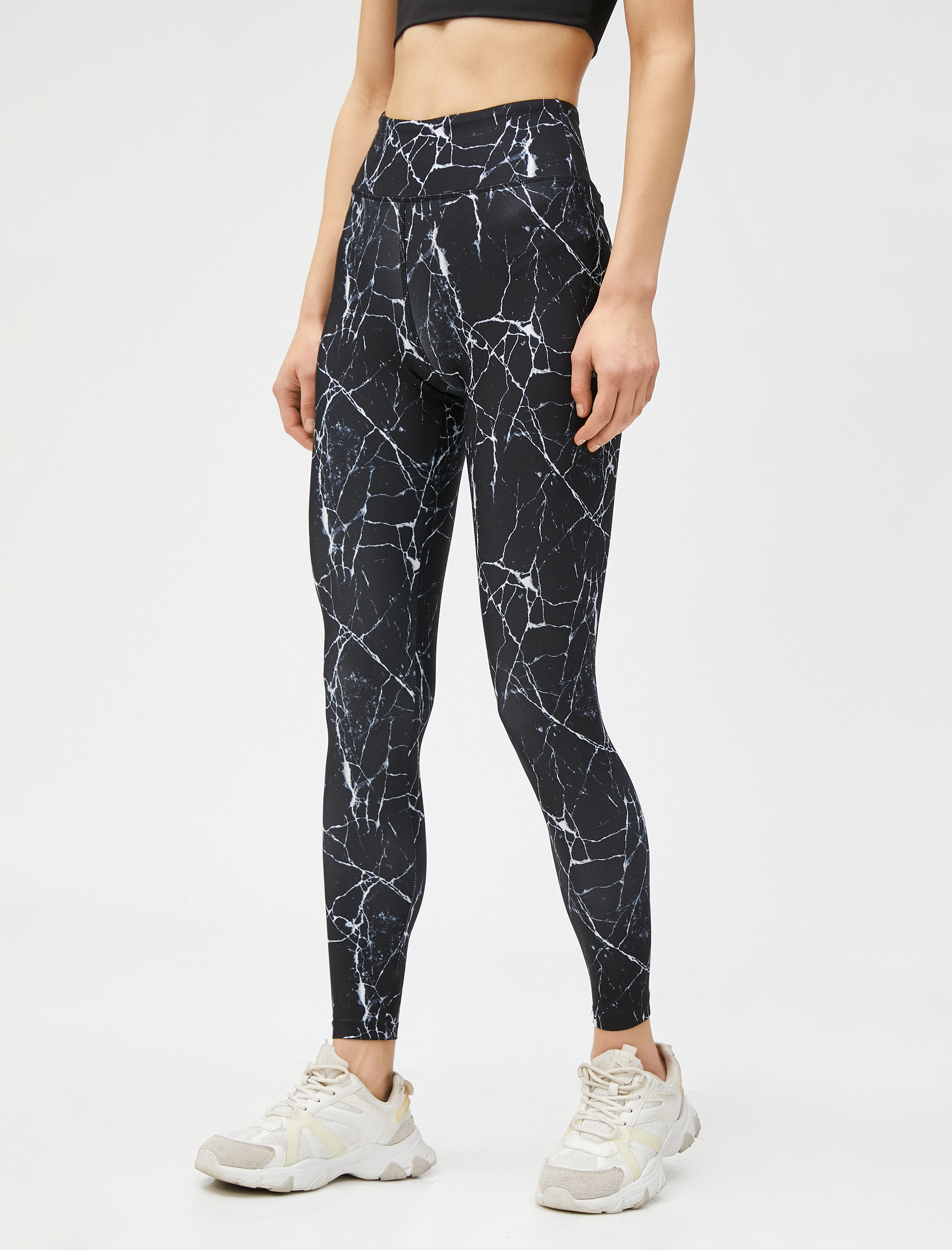   Yüksek Bel Sporcu Tayt