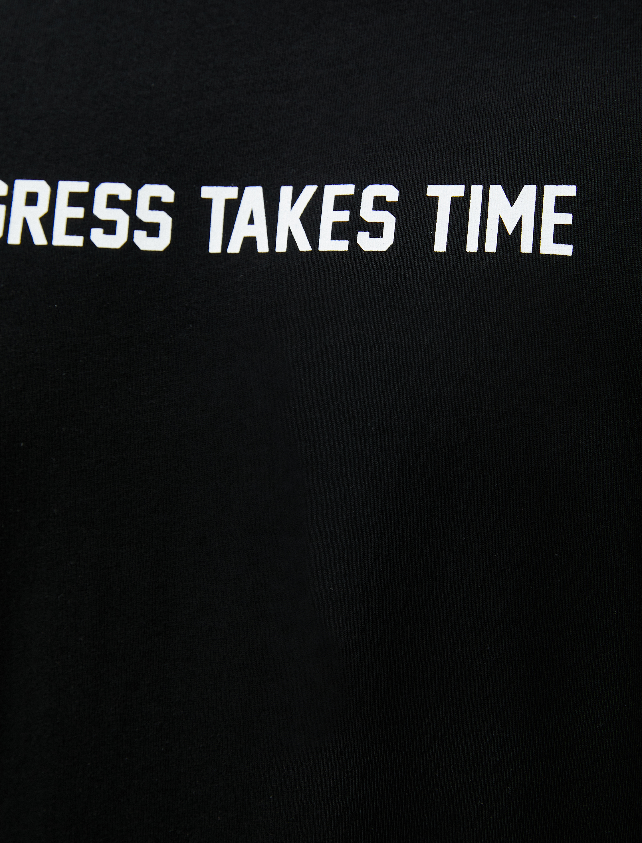   Slogan Baskılı Tişört Bisiklet Yaka Kısa Kollu Pamuklu