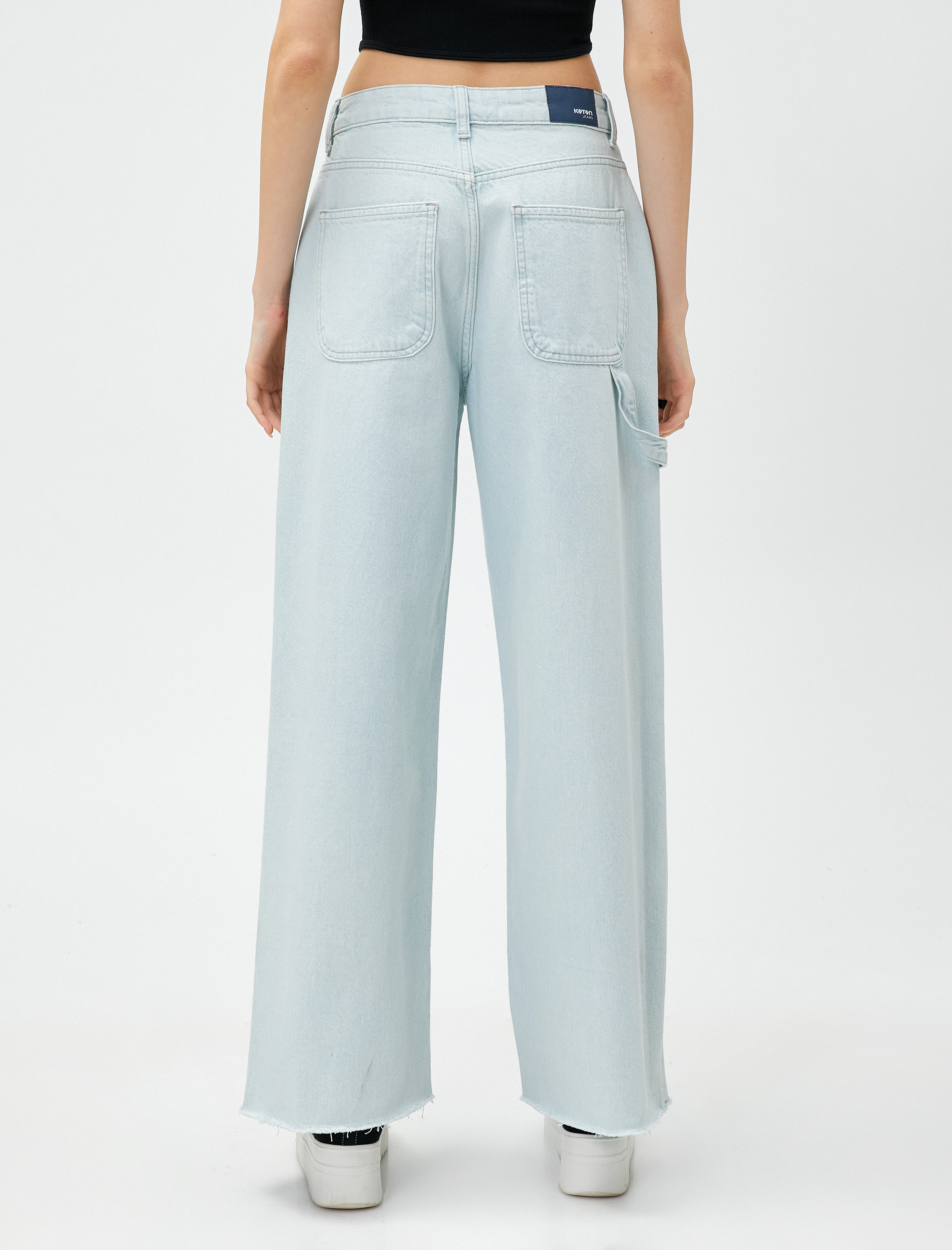   Düz Paça Kot Pantolon Yüksek Bel - Eve Jeans