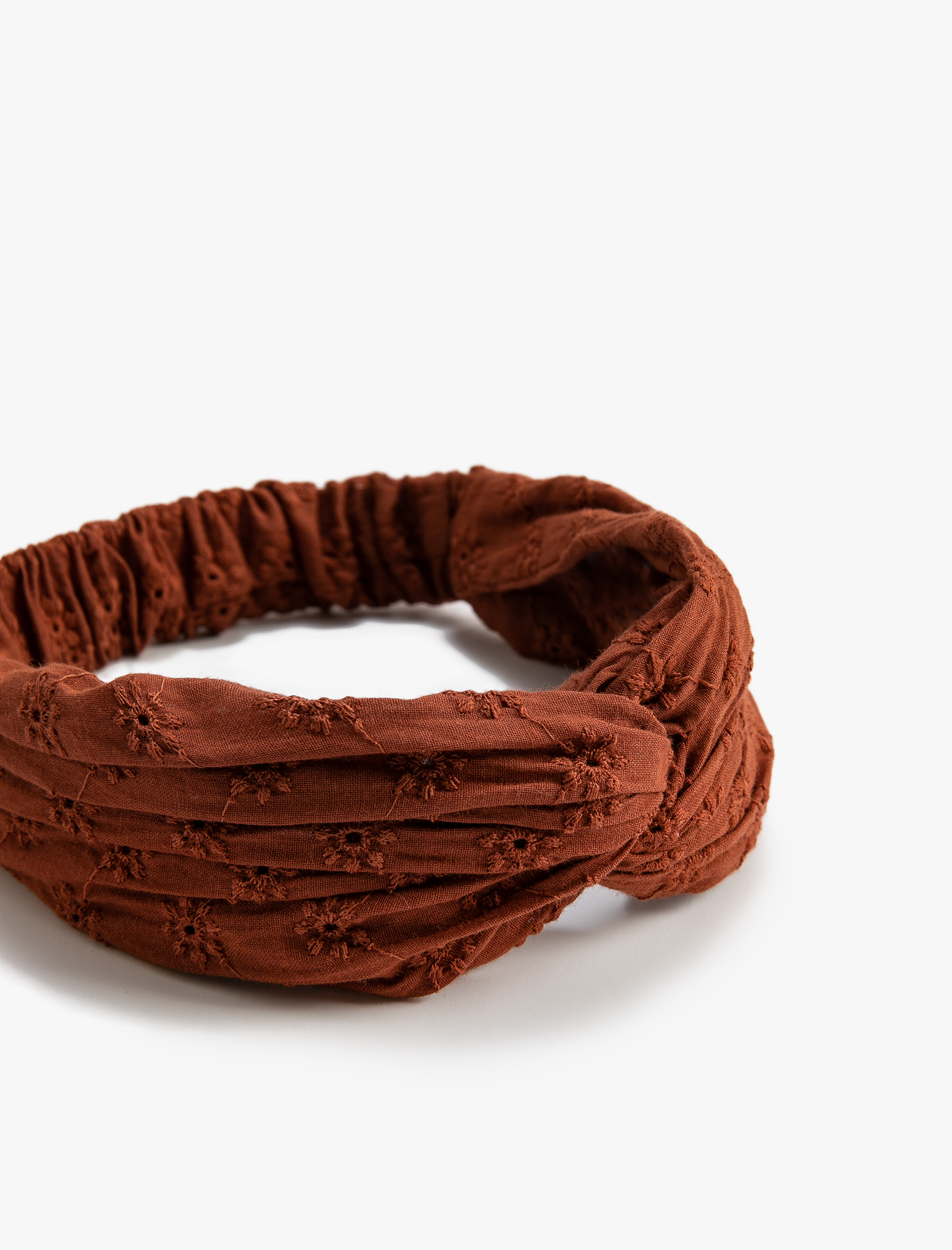  Kadın Fisto Saç Bandı Çiçek Nakışlı