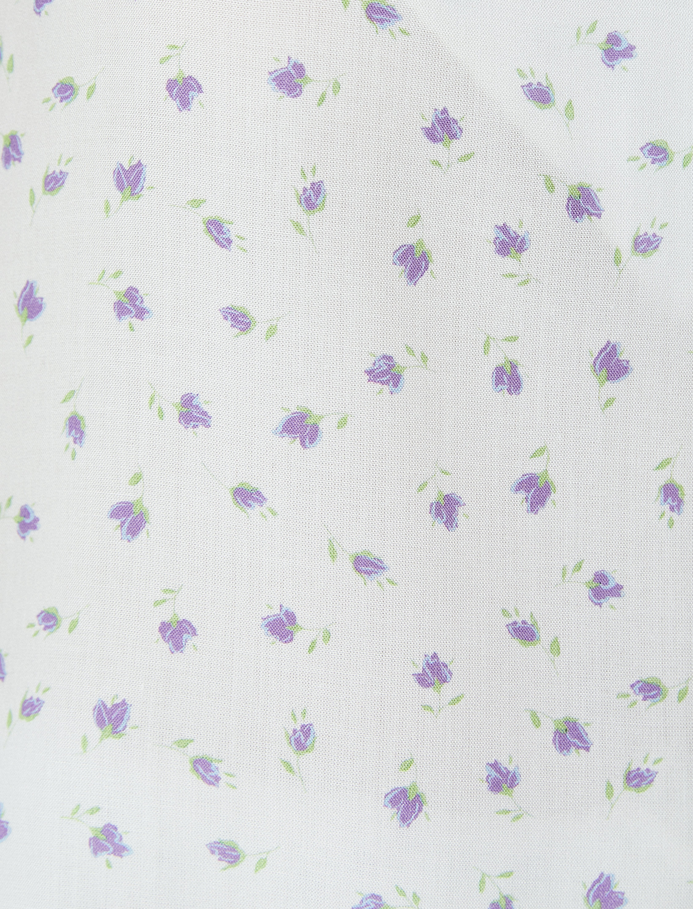   Askılı Pijama Üstü Çiçekli V Yaka