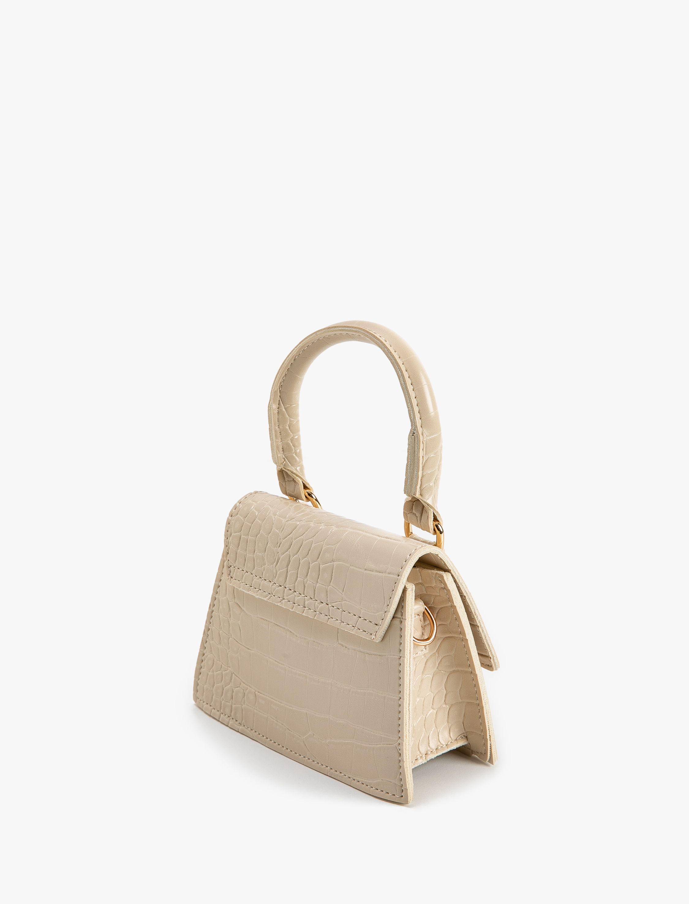 Kadın Küçük Çanta Çapraz Kroko Suni Deri Askılı