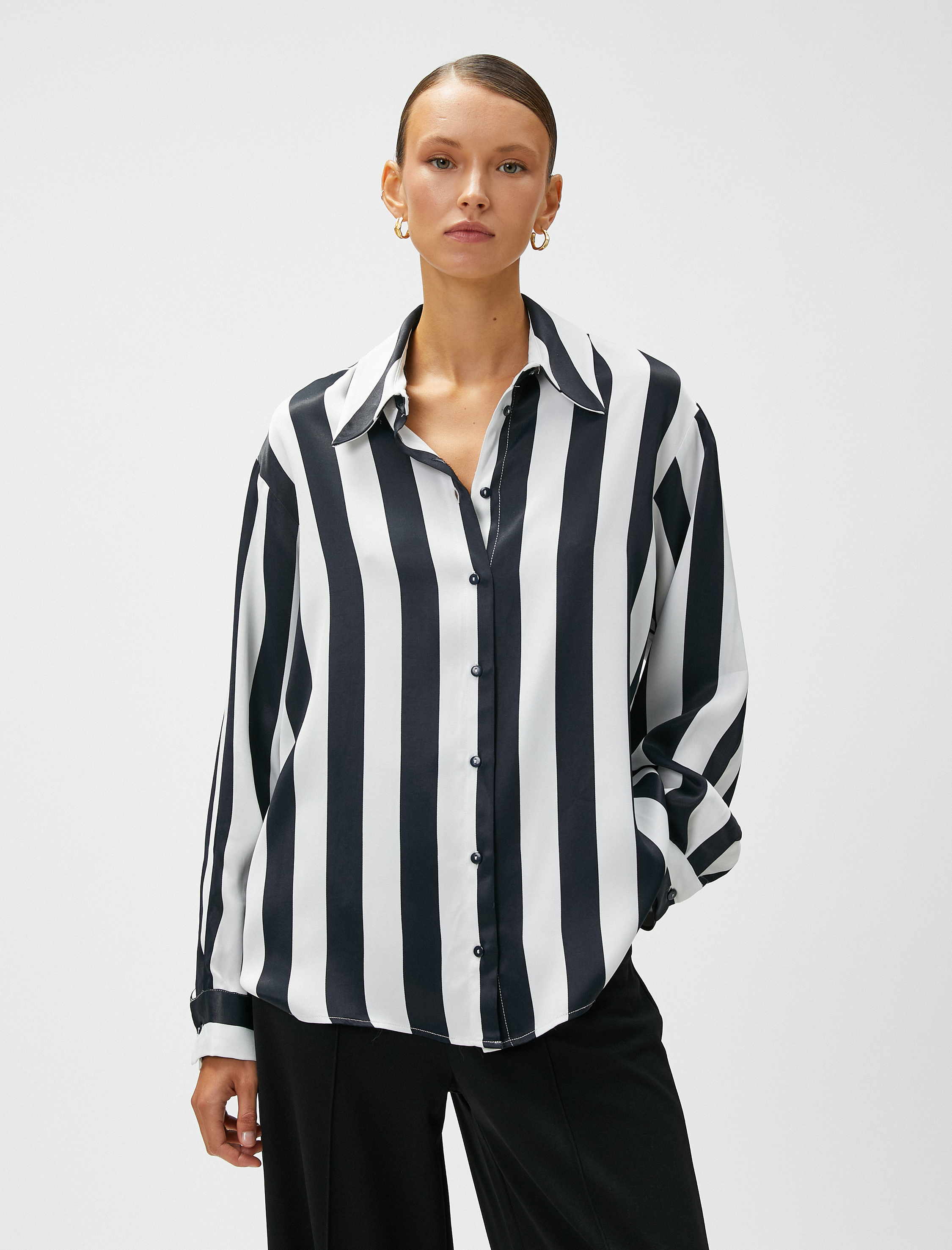   Relax Fit Gömlek Uzun Kollu