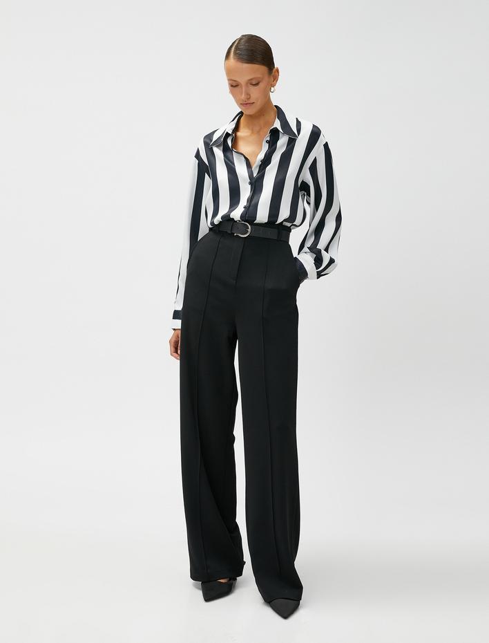  Relax Fit Gömlek Uzun Kollu