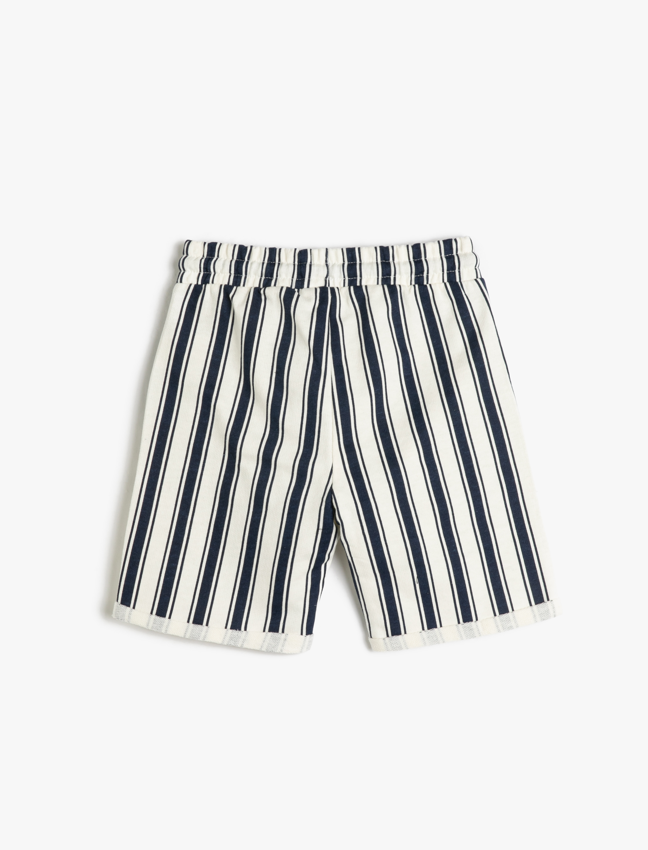  Erkek Çocuk Şort Beli Bağlamalı Cepli Pamuklu