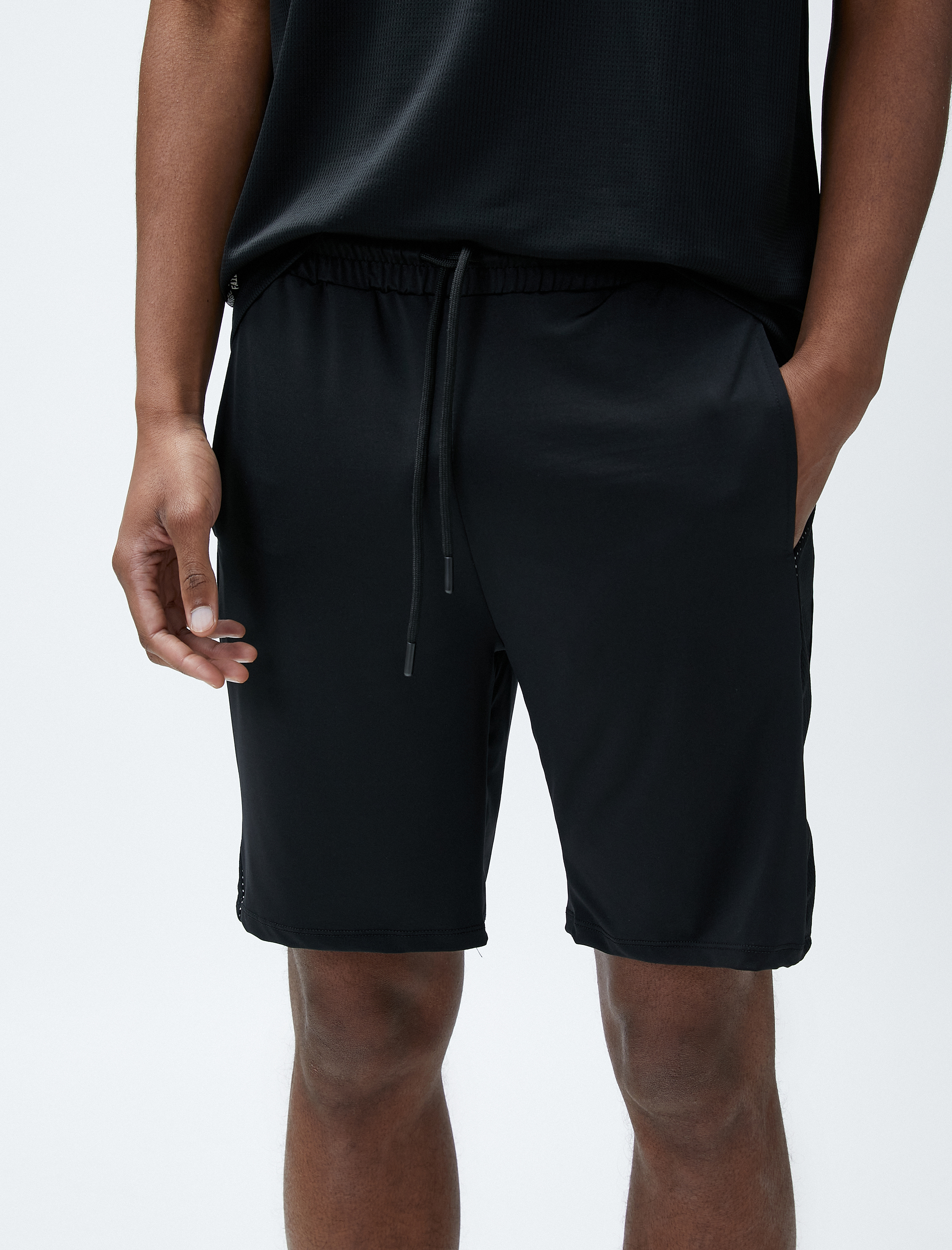   Basic Spor Şort Beli Bağcıklı Cep Detaylı