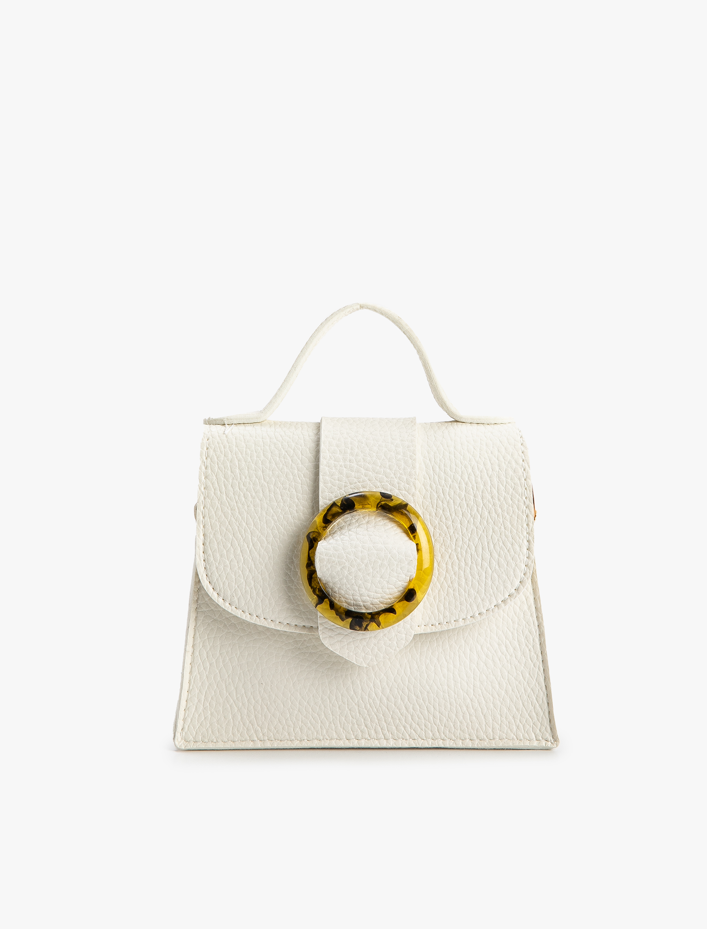  Kadın Çapraz Çanta Suni Deri Toka Detaylı Tutma Saplı Askılı