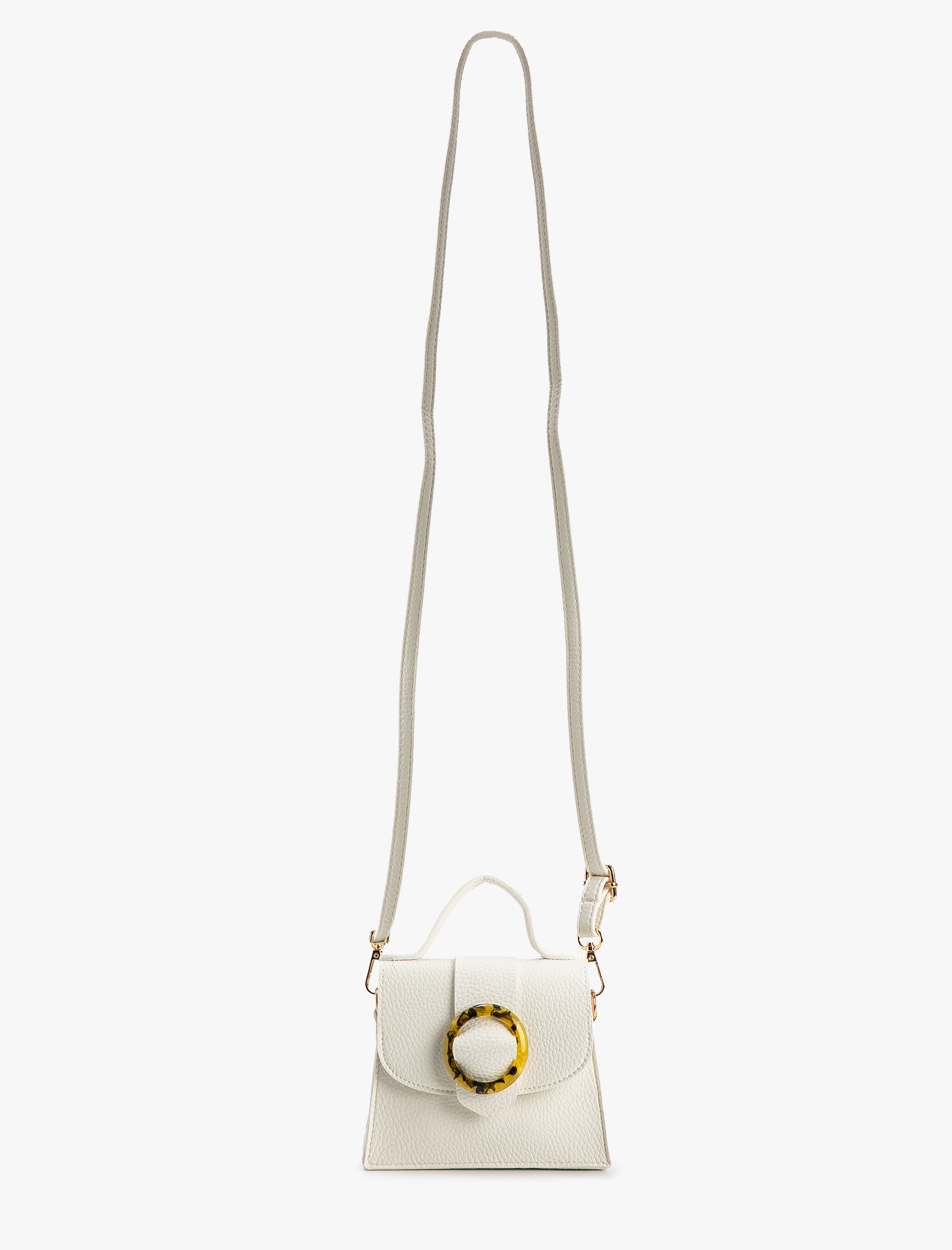  Kadın Çapraz Çanta Suni Deri Toka Detaylı Tutma Saplı Askılı