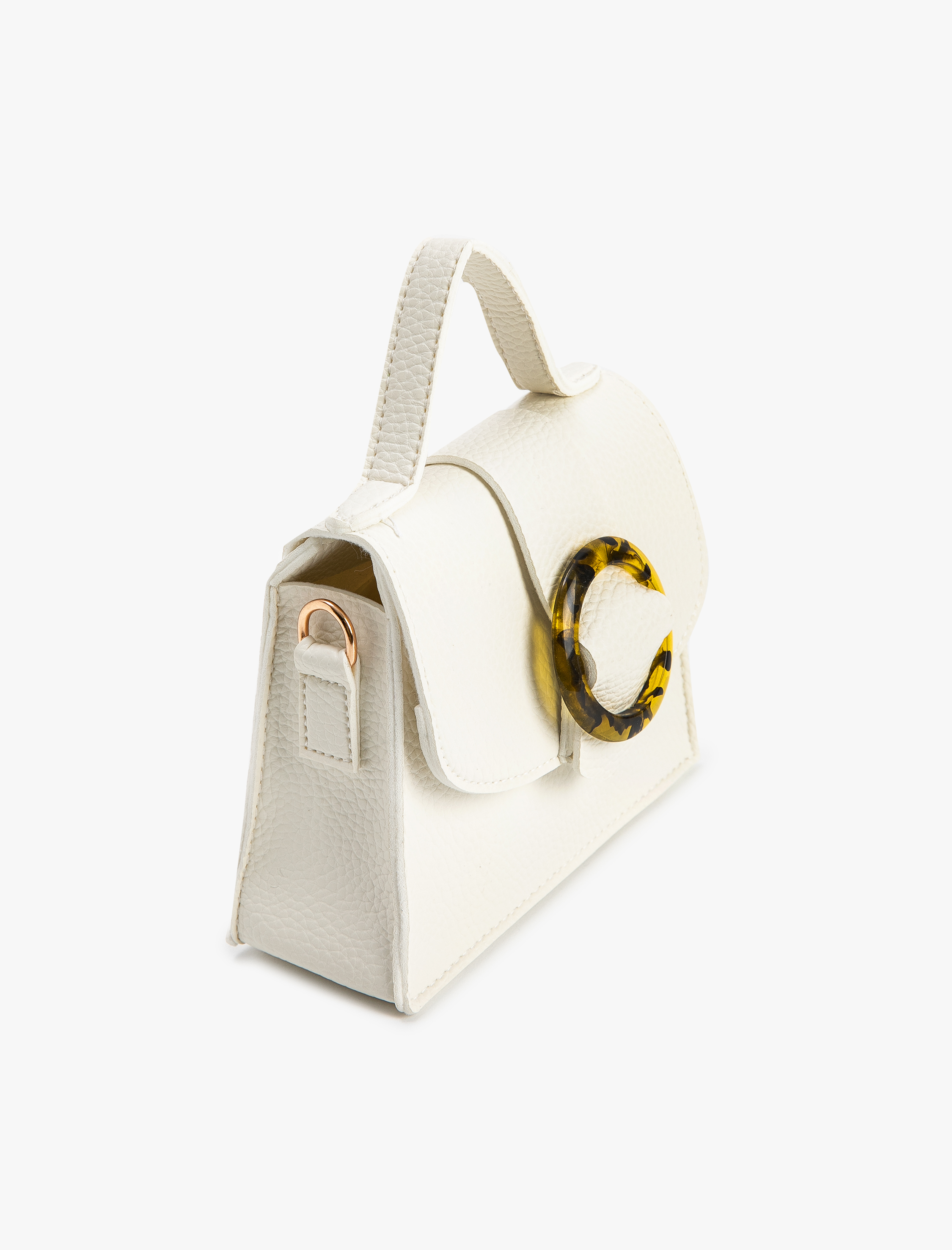  Kadın Çapraz Çanta Suni Deri Toka Detaylı Tutma Saplı Askılı