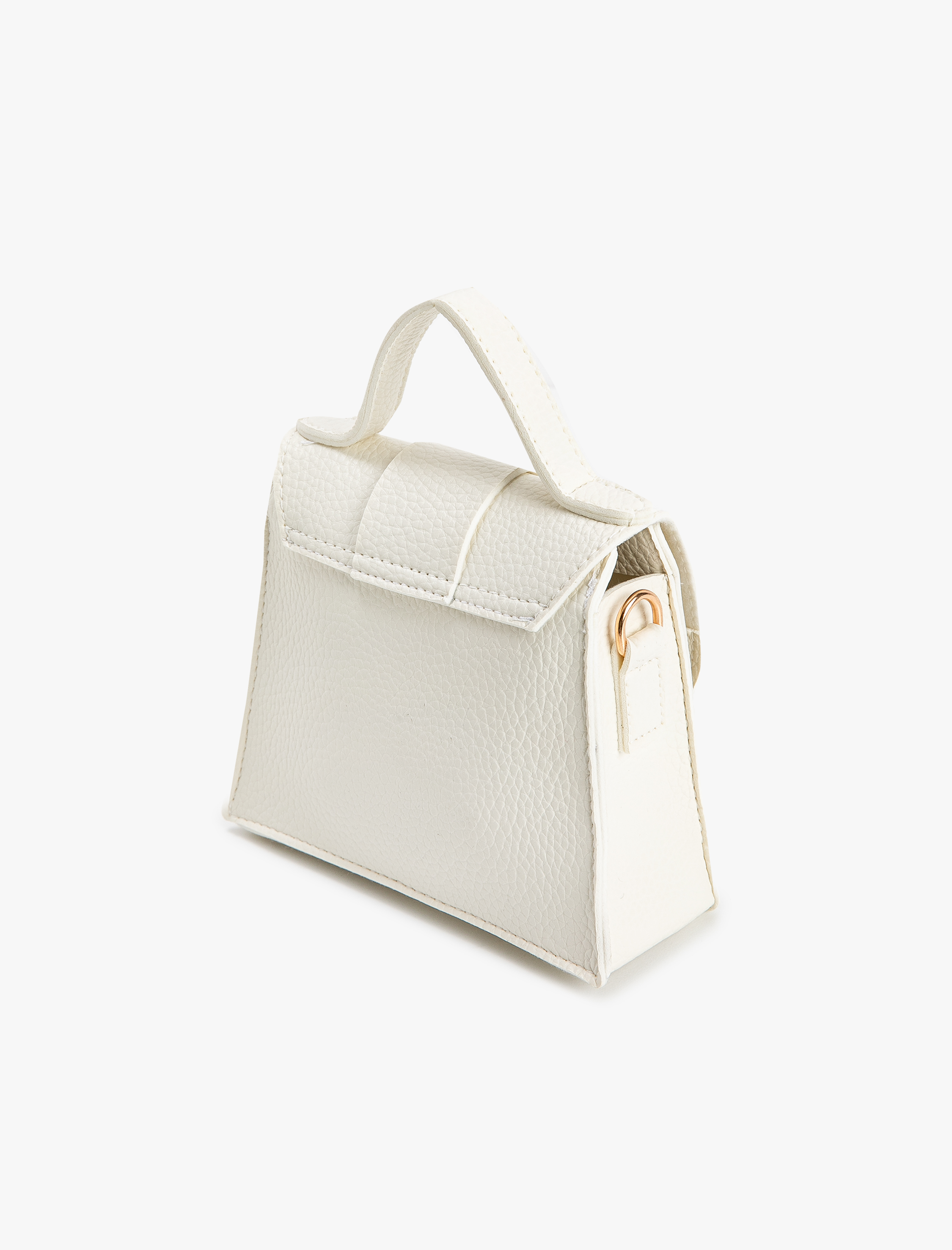  Kadın Çapraz Çanta Suni Deri Toka Detaylı Tutma Saplı Askılı