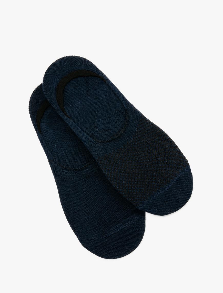  Erkek Basic 2'li Sneaker Çorap Seti