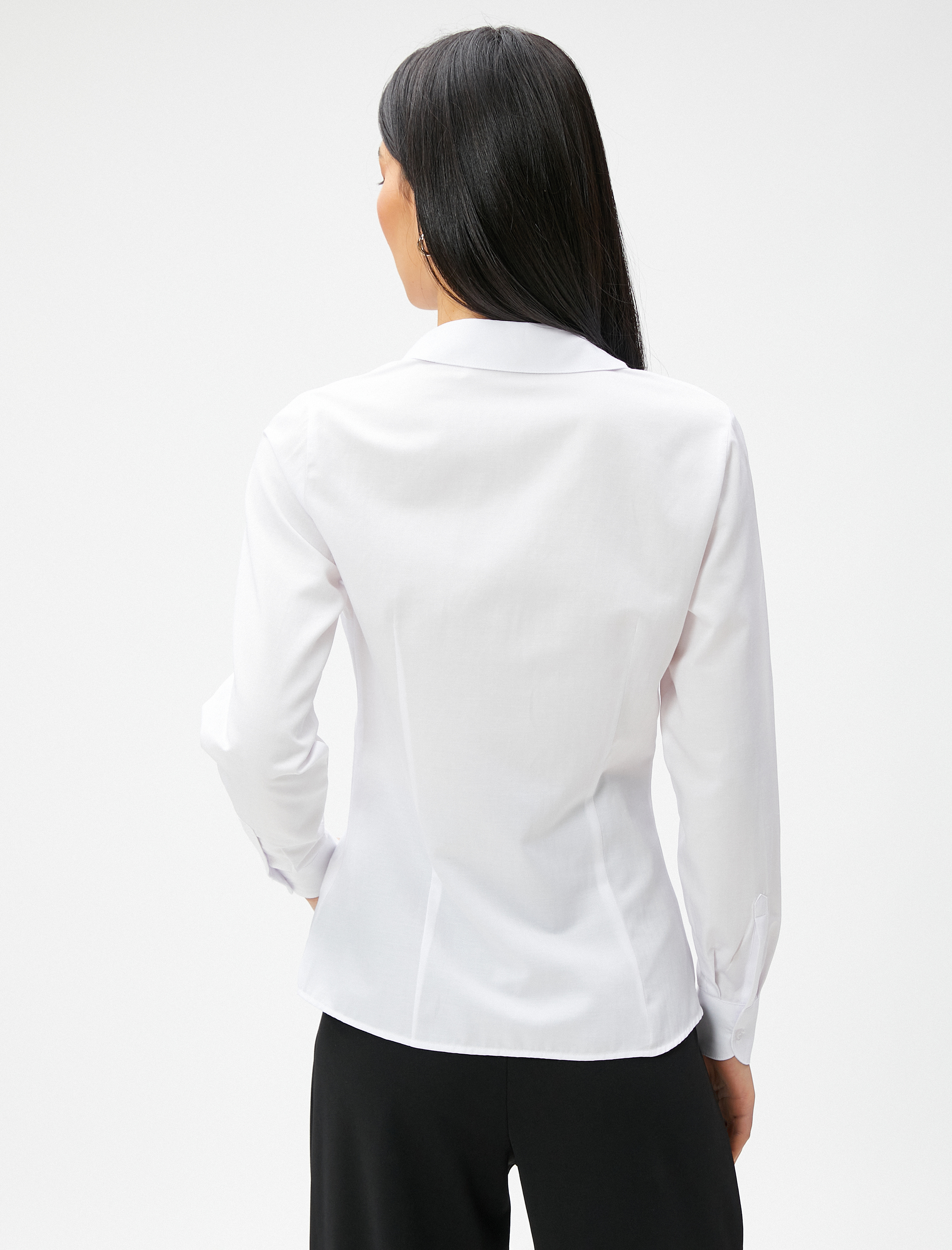   Basic Gömlek Uzun Kollu