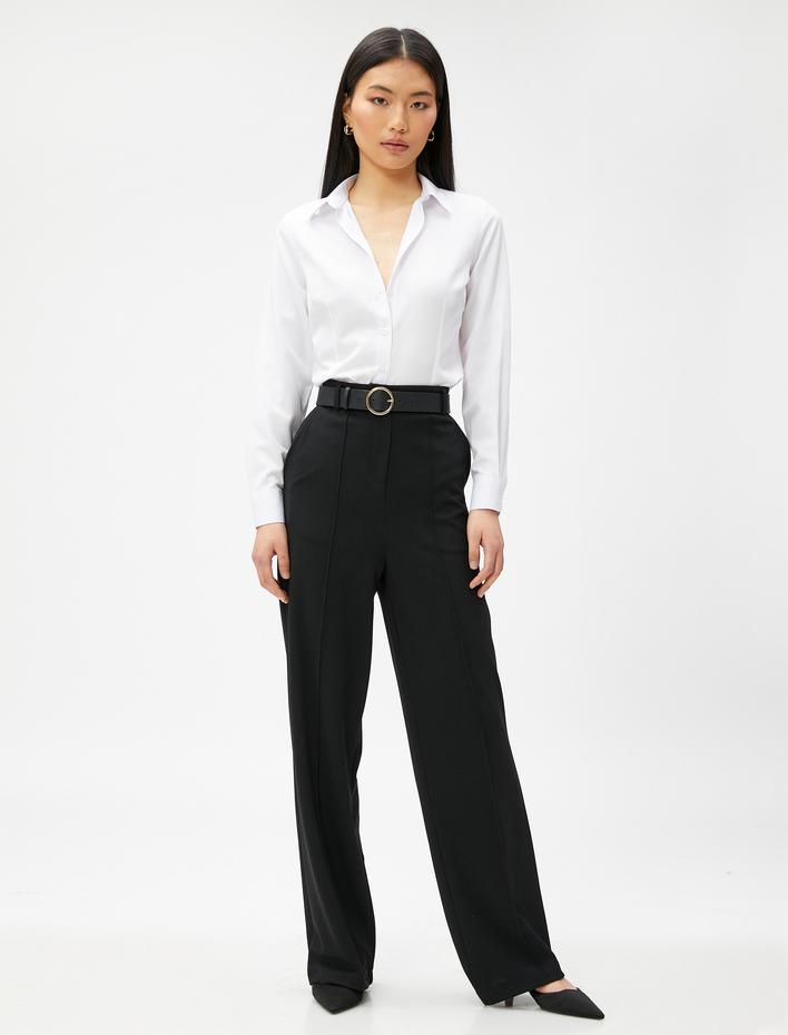  Basic Gömlek Uzun Kollu