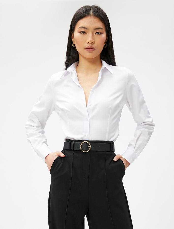  Basic Gömlek Uzun Kollu