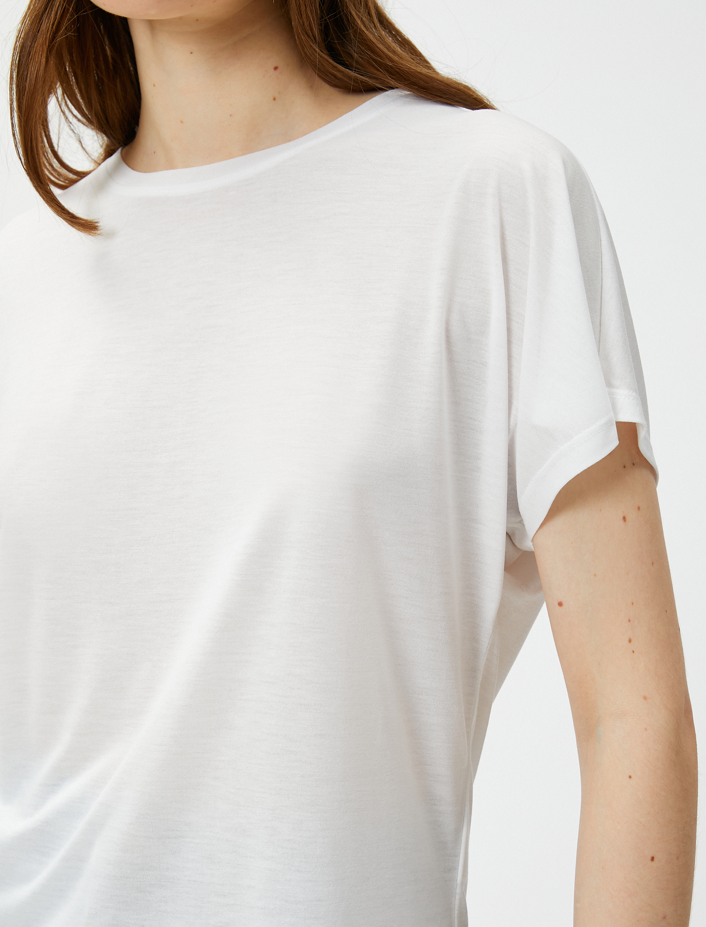   Relax Fit Tişört Bisiklet Yaka