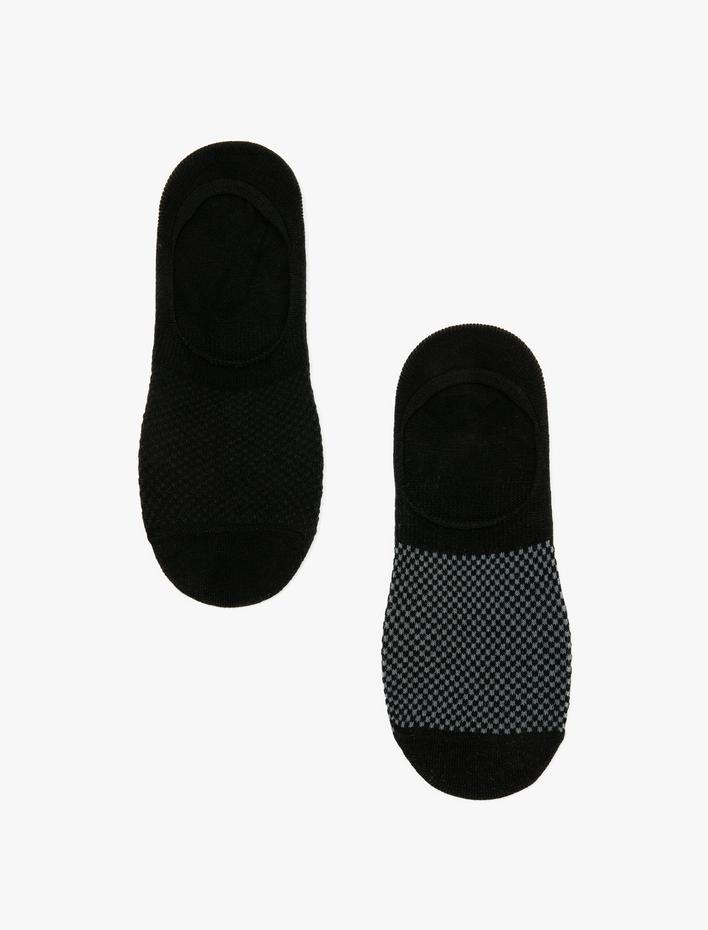 Erkek Basic 2'li Sneaker Çorap Seti
