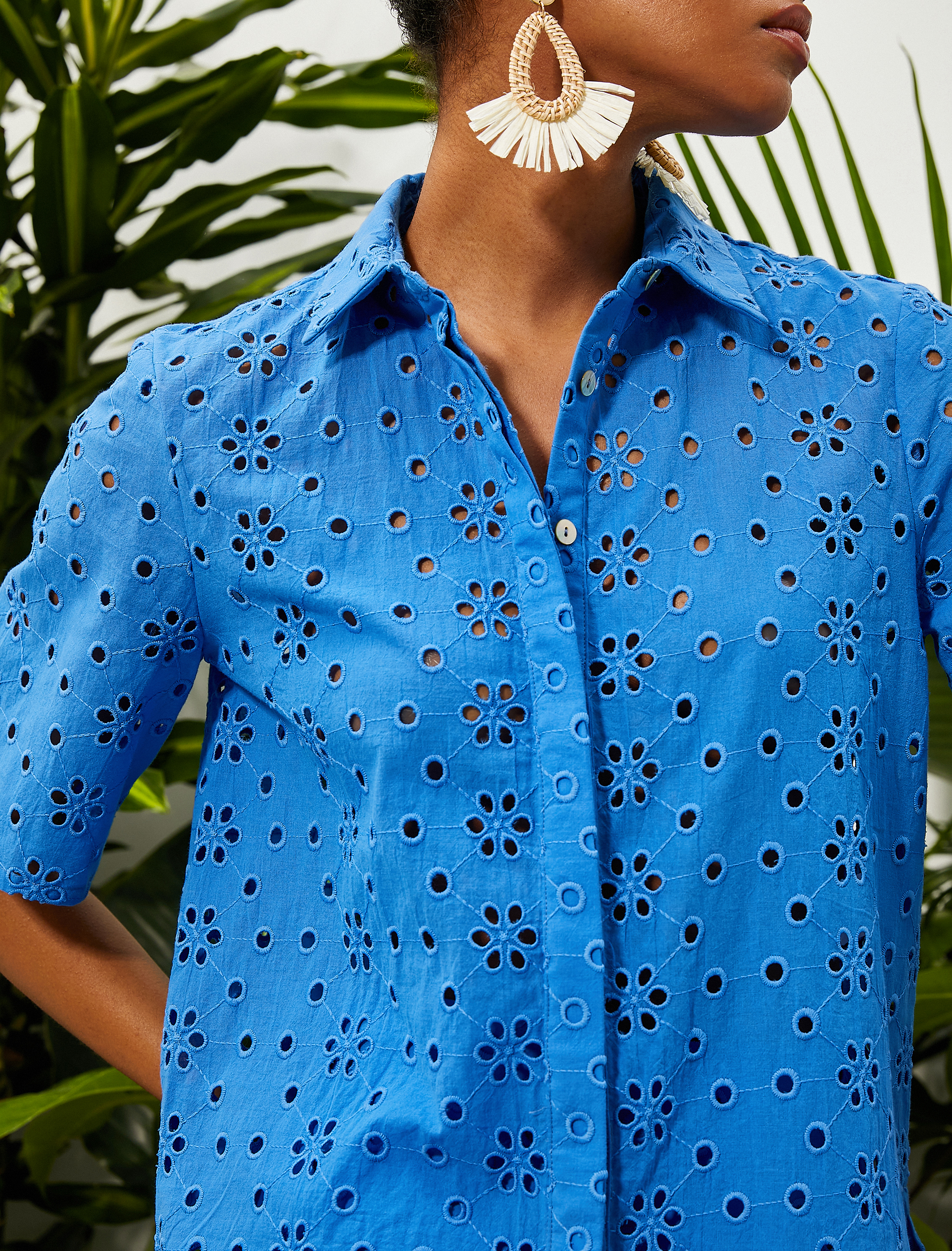   Kısa Kollu Düğmeli Fisto Gömlek