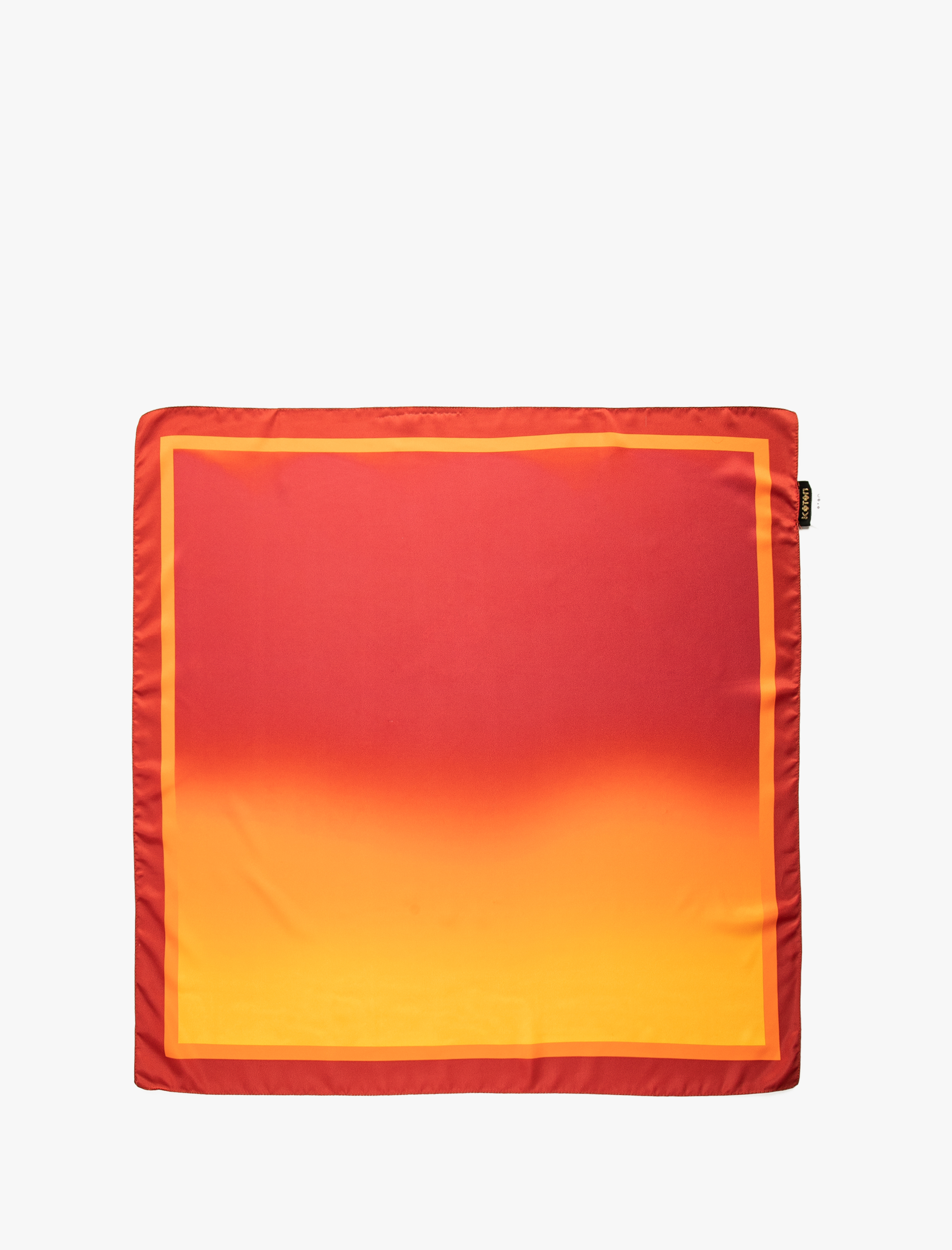  Kadın Fular Saten Çiçekli Çok Renkli