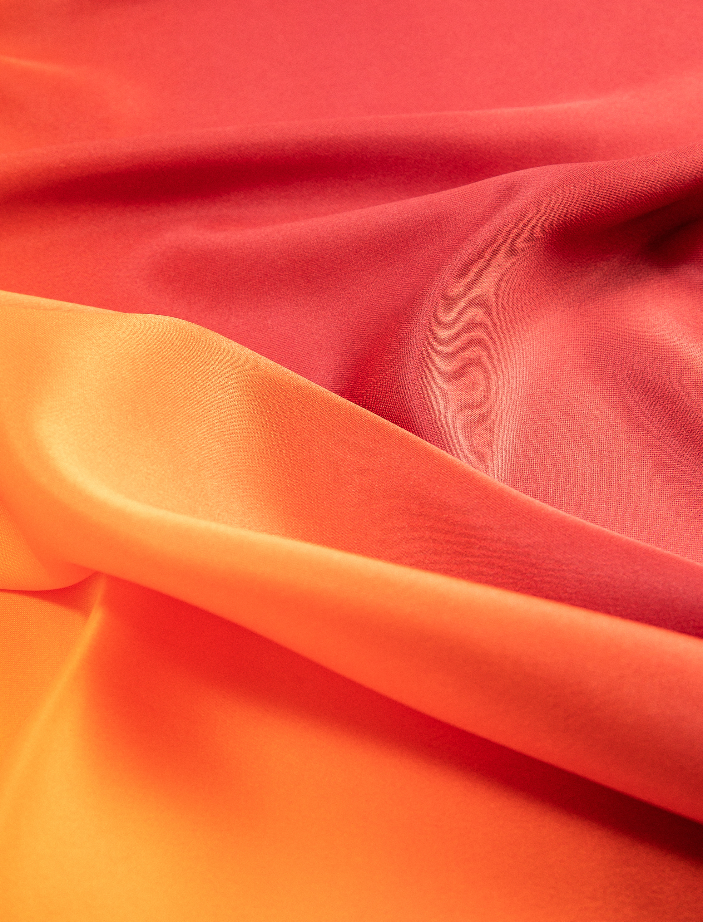  Kadın Fular Saten Çiçekli Çok Renkli