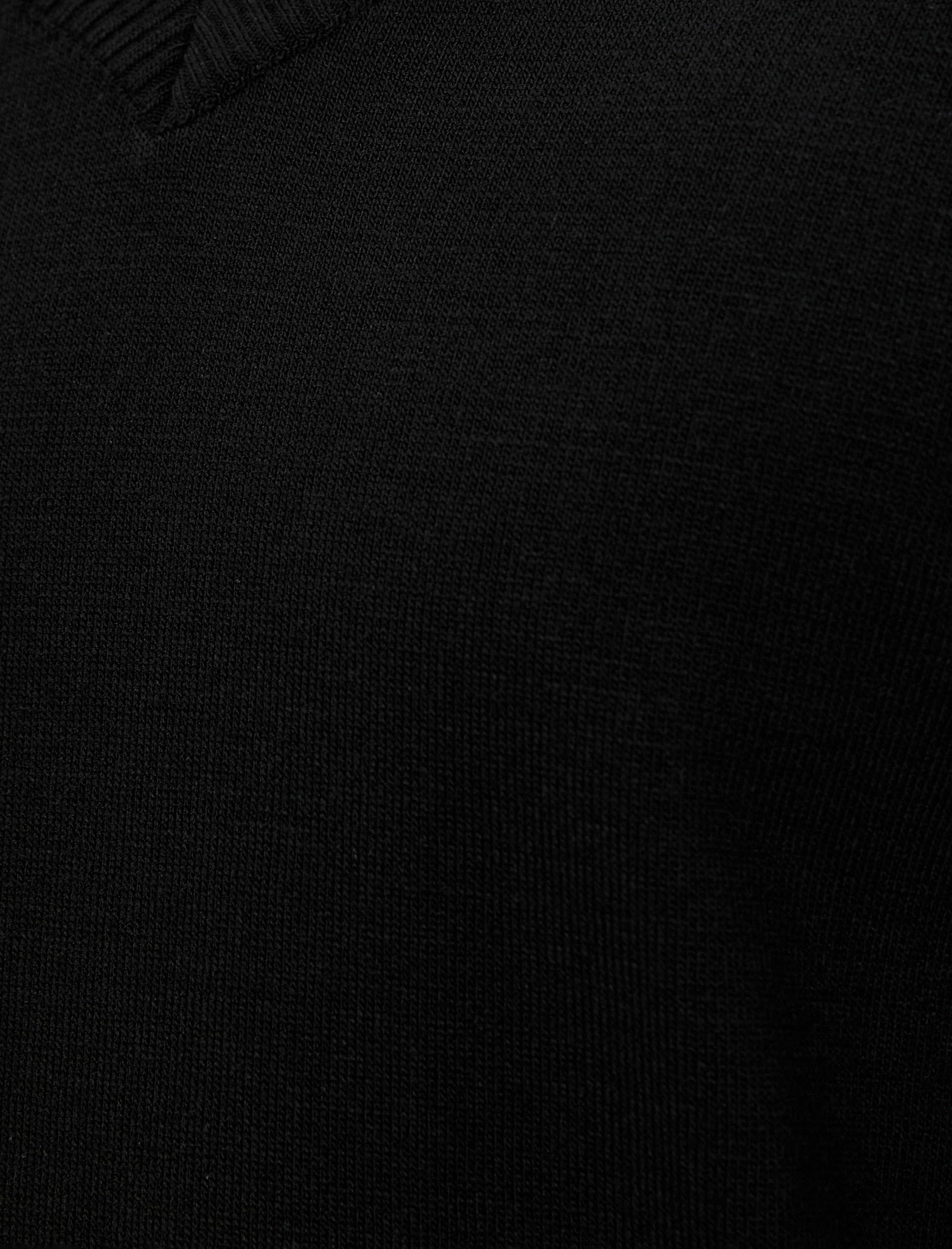 Basic Kazak V Yaka Triko Dar Kesim Uzun Kollu