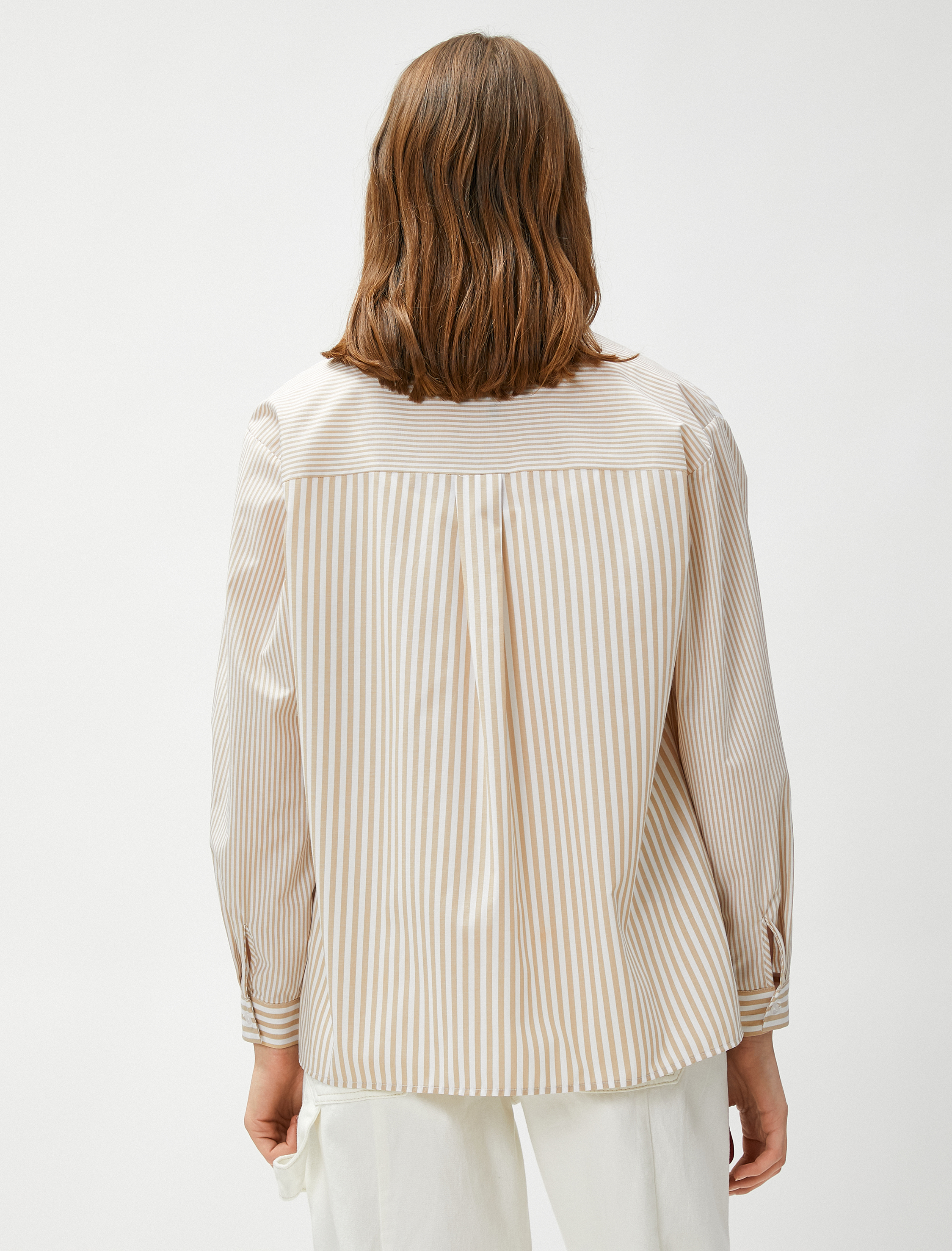   Cepli Gömlek Uzun Kollu Pamuk Karışımlı