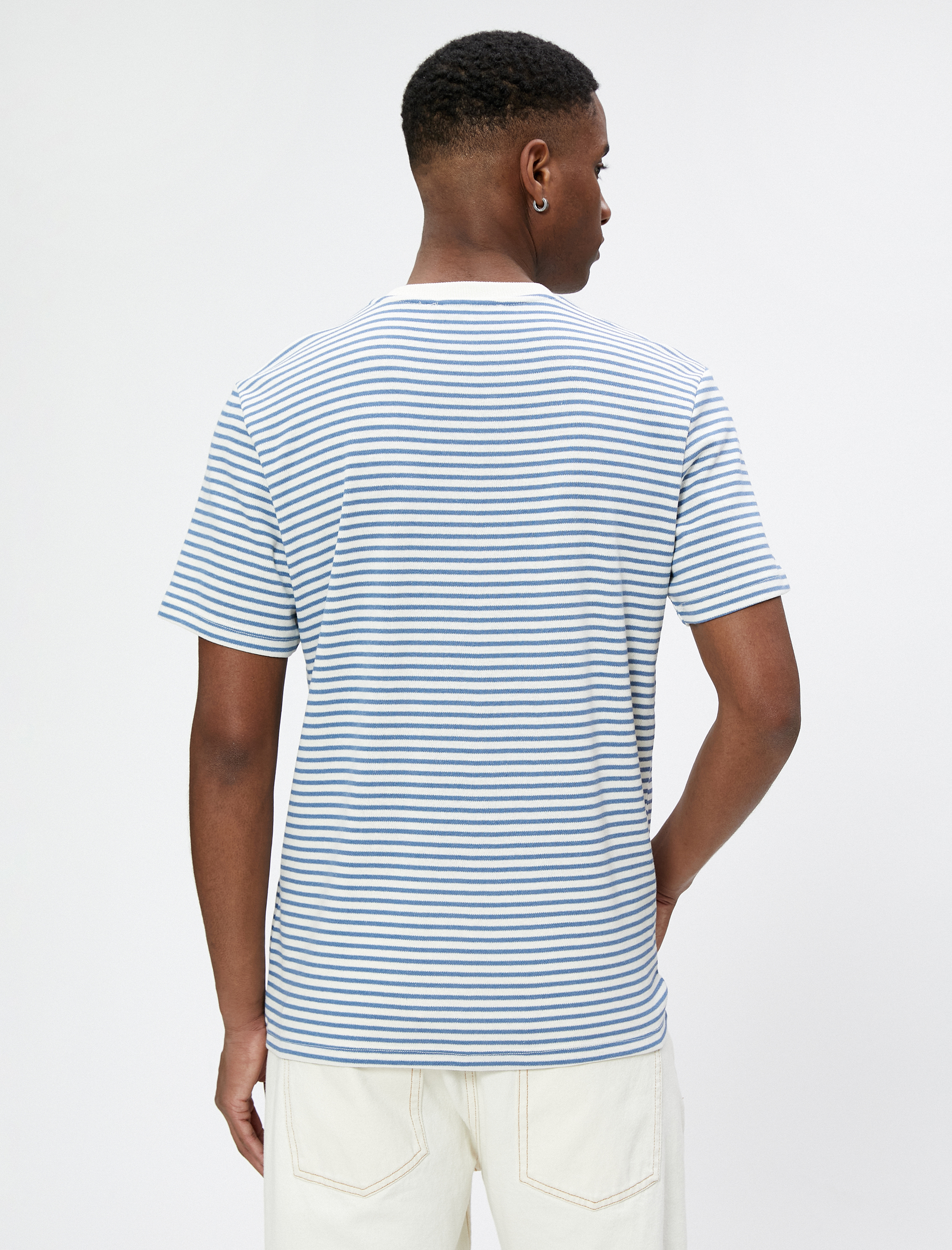   Basic Tişört Bisiklet Yaka Kısa Kollu