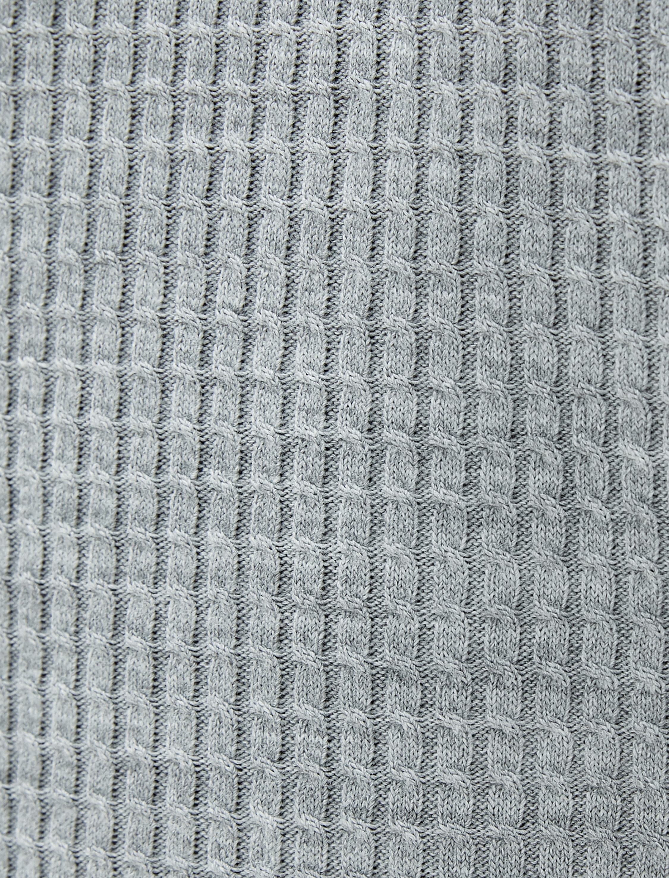   Yarım Balıkçı Yaka Kazak Triko Dokulu Dar Kesim Uzun Kollu