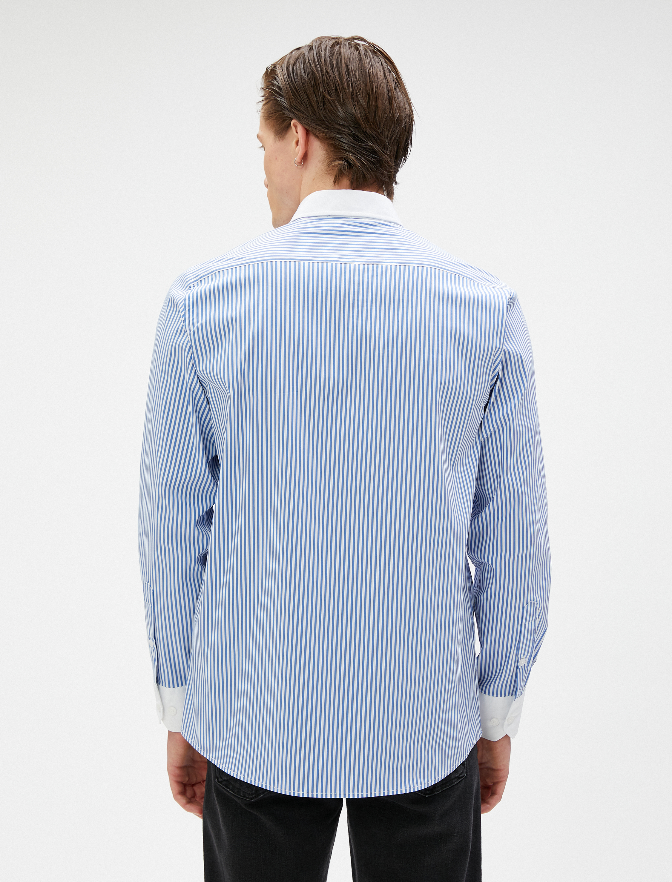   Basic Gömlek Cep Detaylı Logolu