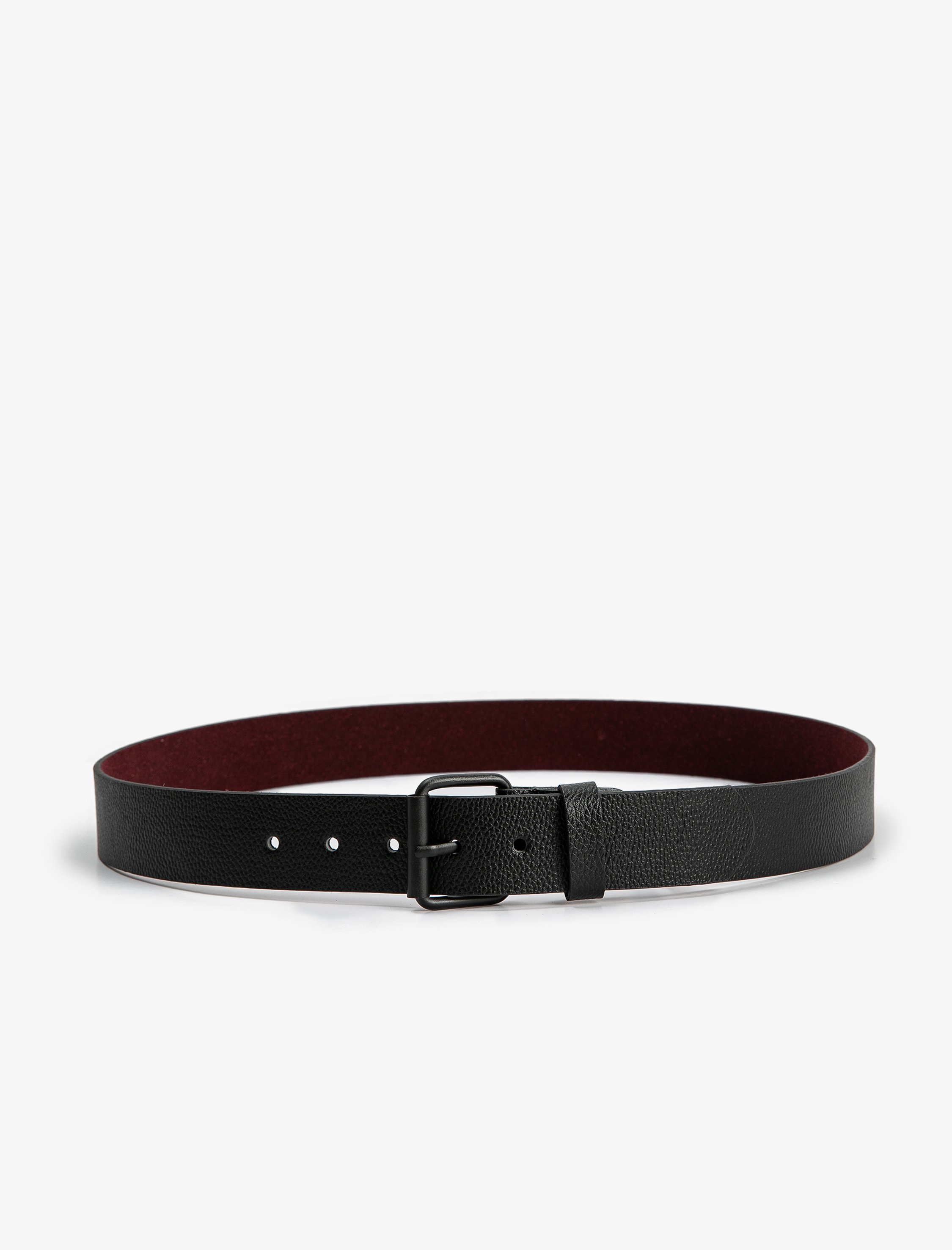  Erkek Kemer Deri Görünümlü Metal Tokalı