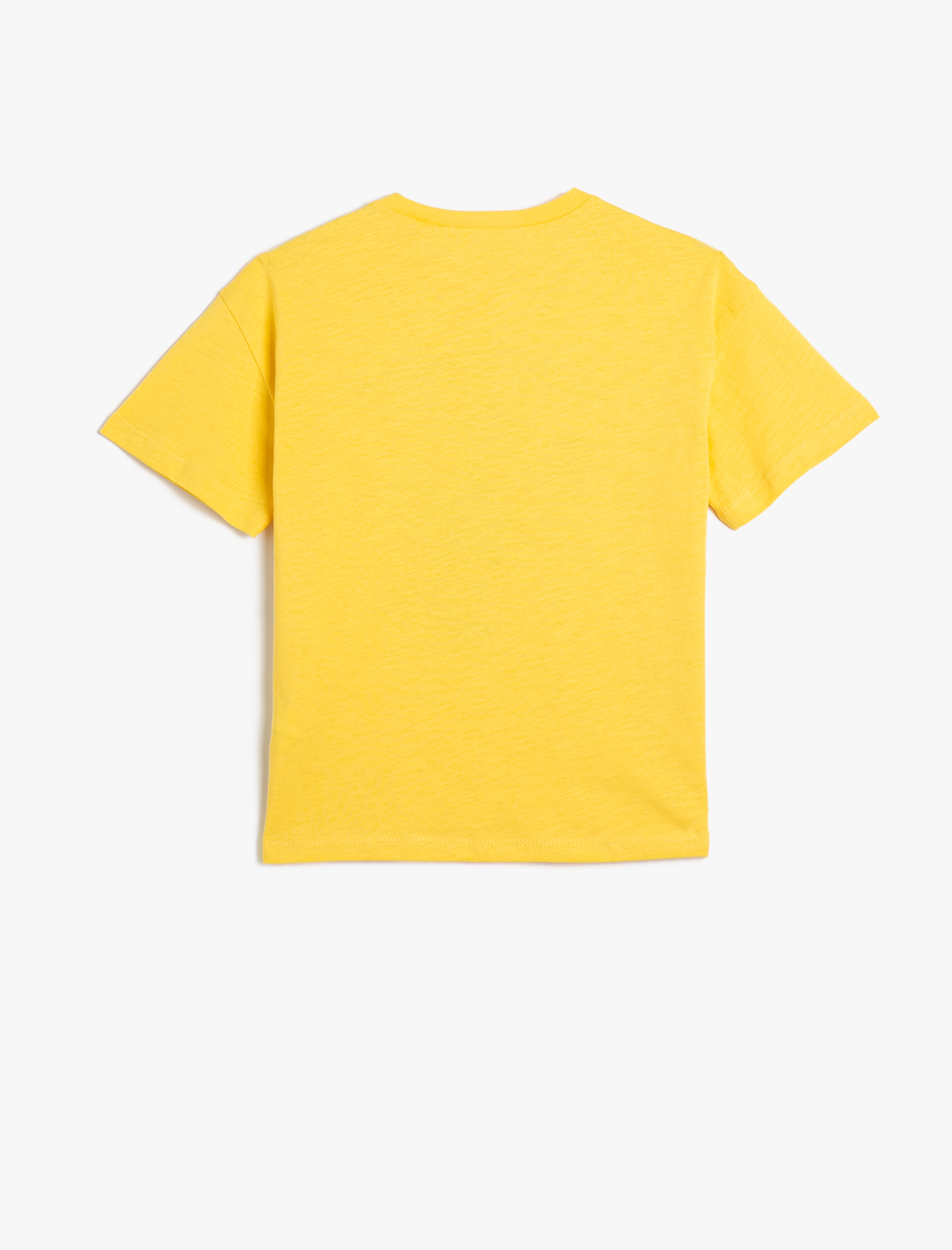  Erkek Çocuk Tişört Baskılı Kısa Kollu Bisiklet Yaka Pamuklu