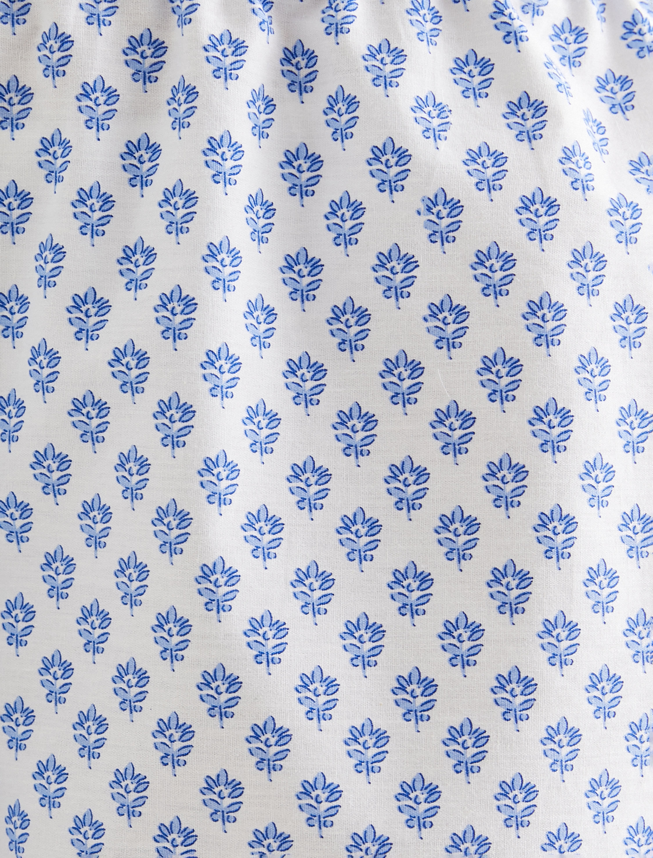   Pijama Altı Şort Çiçekli Beli Lastikli Pamuklu