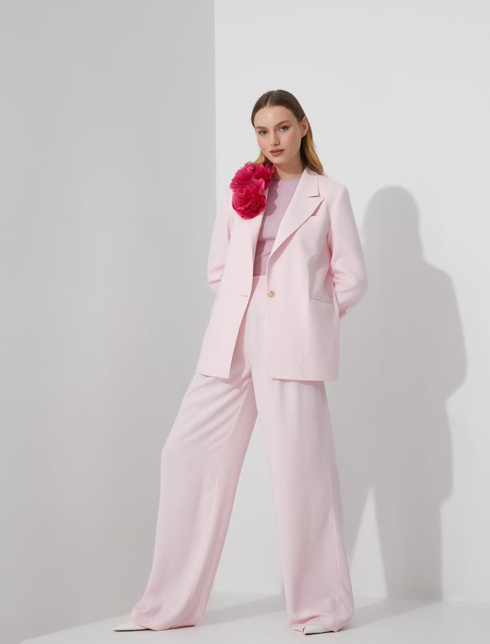  Pileli Palazzo Pantolon Cepli