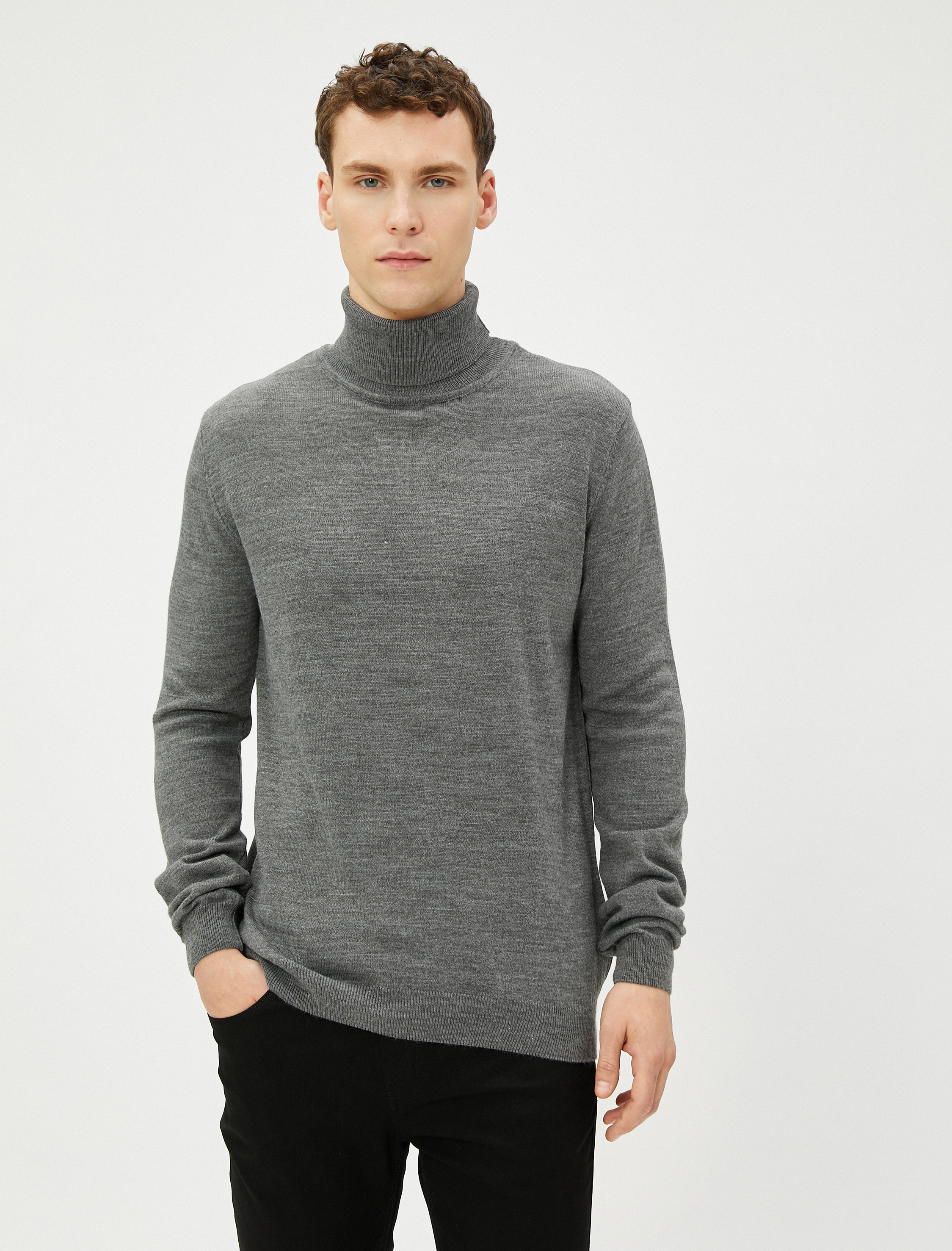   Akrilik Triko Kazak Balıkçı Yaka