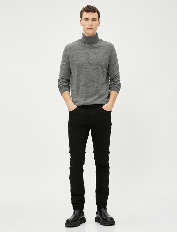  Akrilik Triko Kazak Balıkçı Yaka