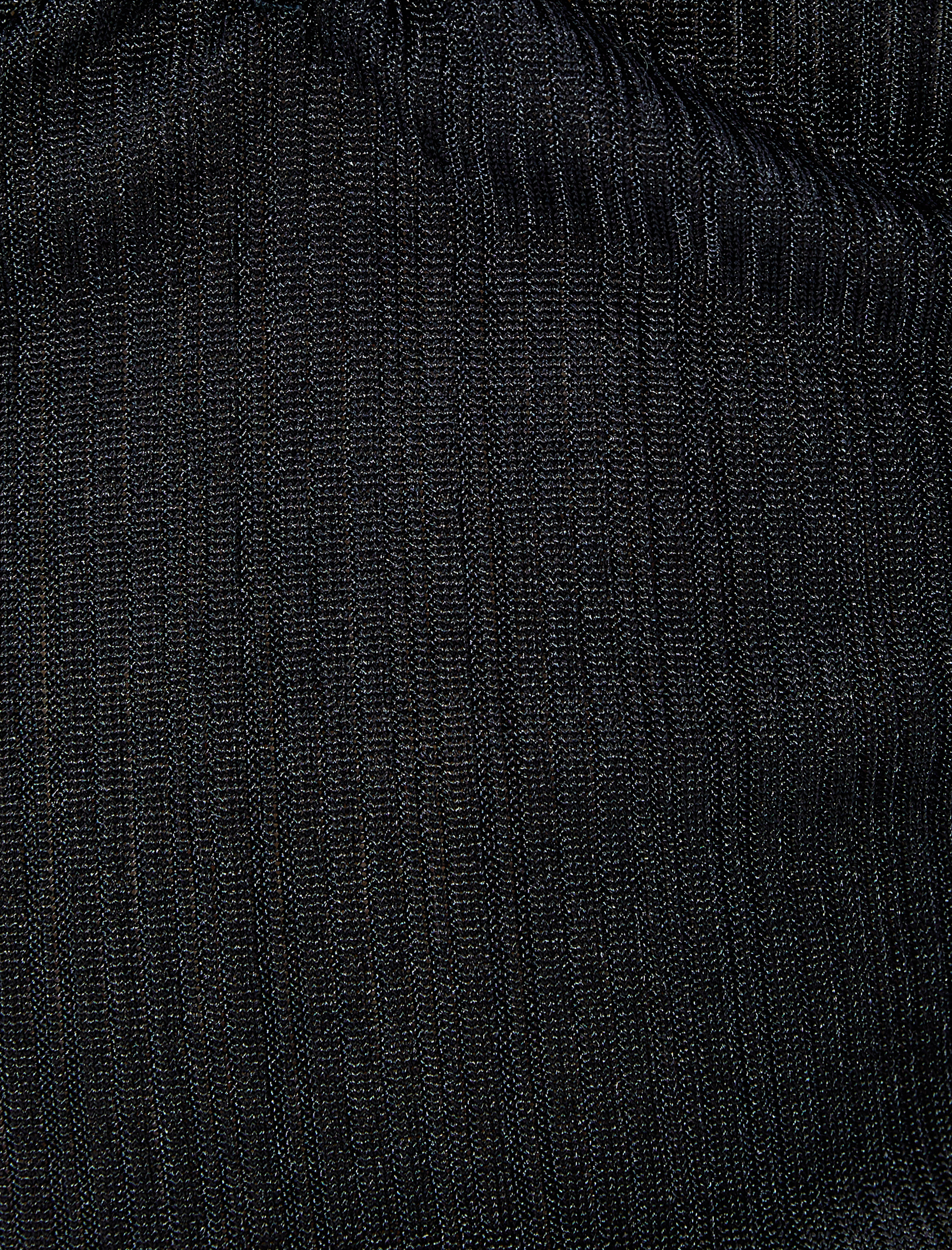   Crop Polo Tişört Çizgili Drape Detaylı