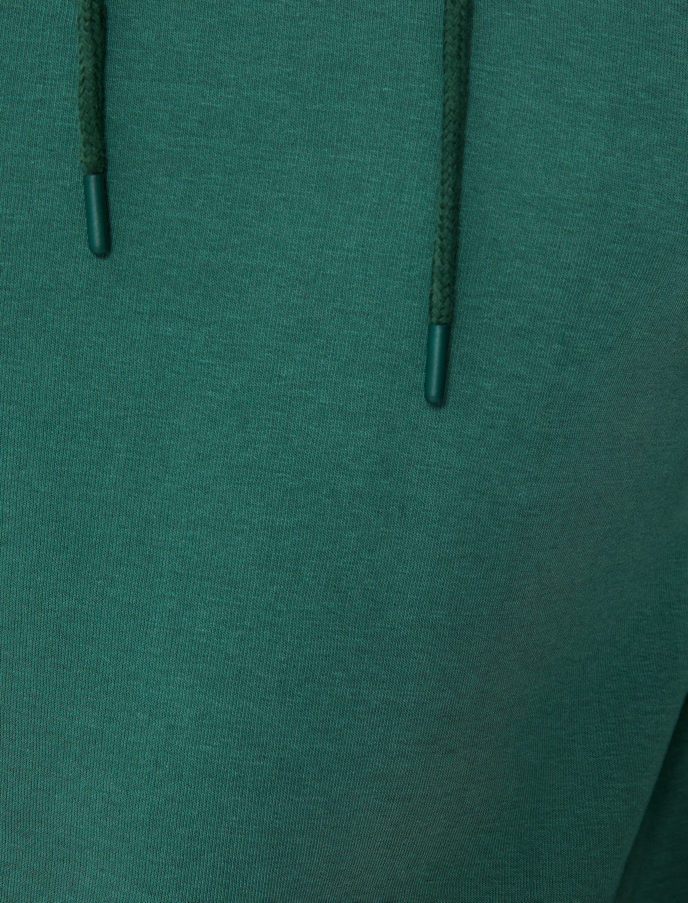 Basic Kapşonlu Sweat Uzun Kollu Şardonlu