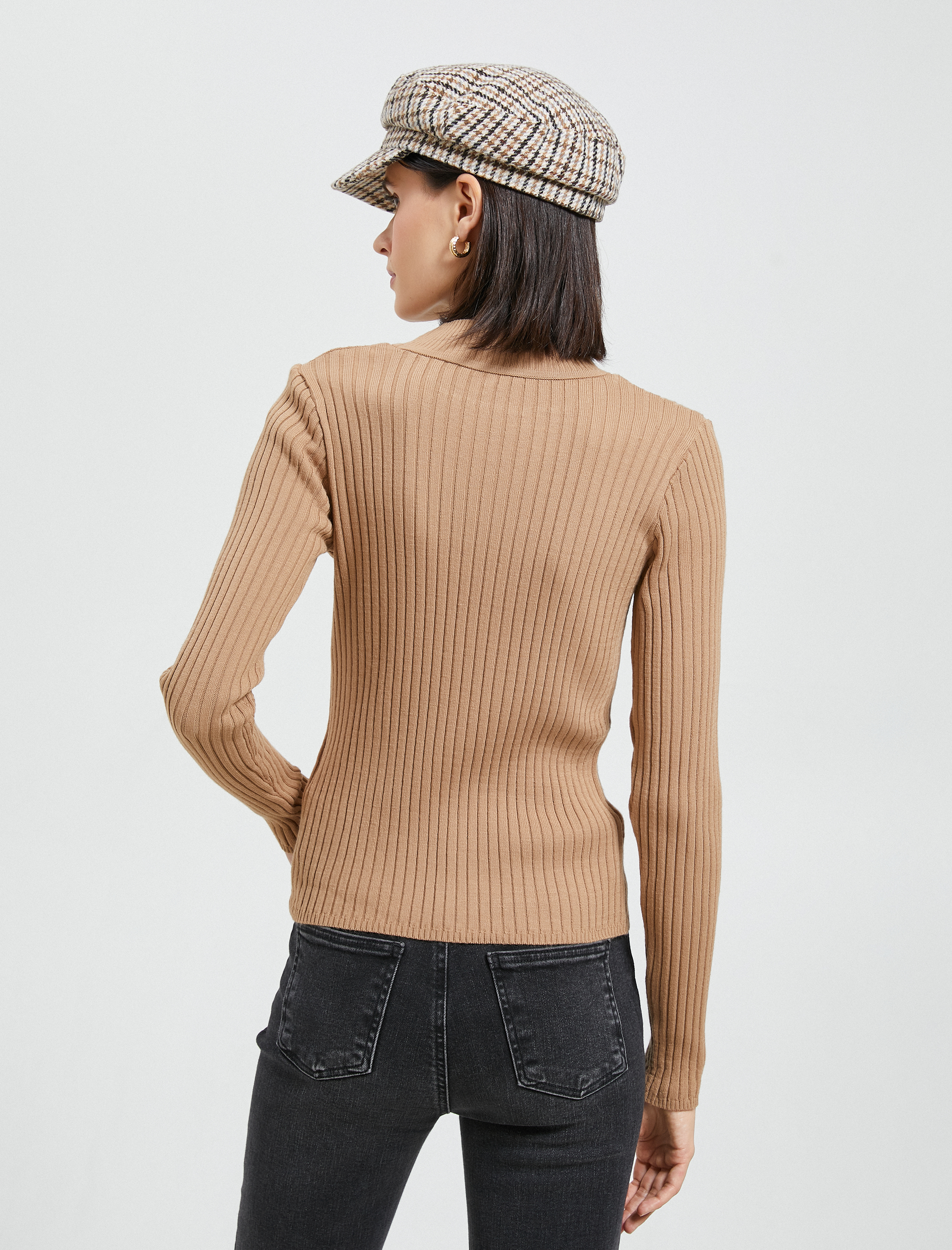   Yarım Balıkçı Yaka Kazak Slim Fit Triko